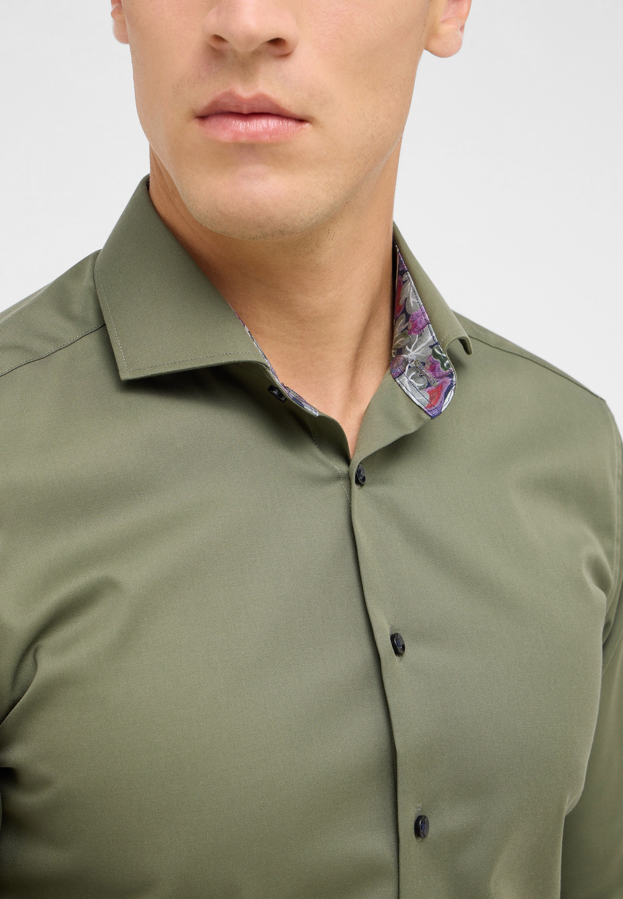 Eterna Langarmhemd »SLIM FIT«, NON IRON (bügelfrei)