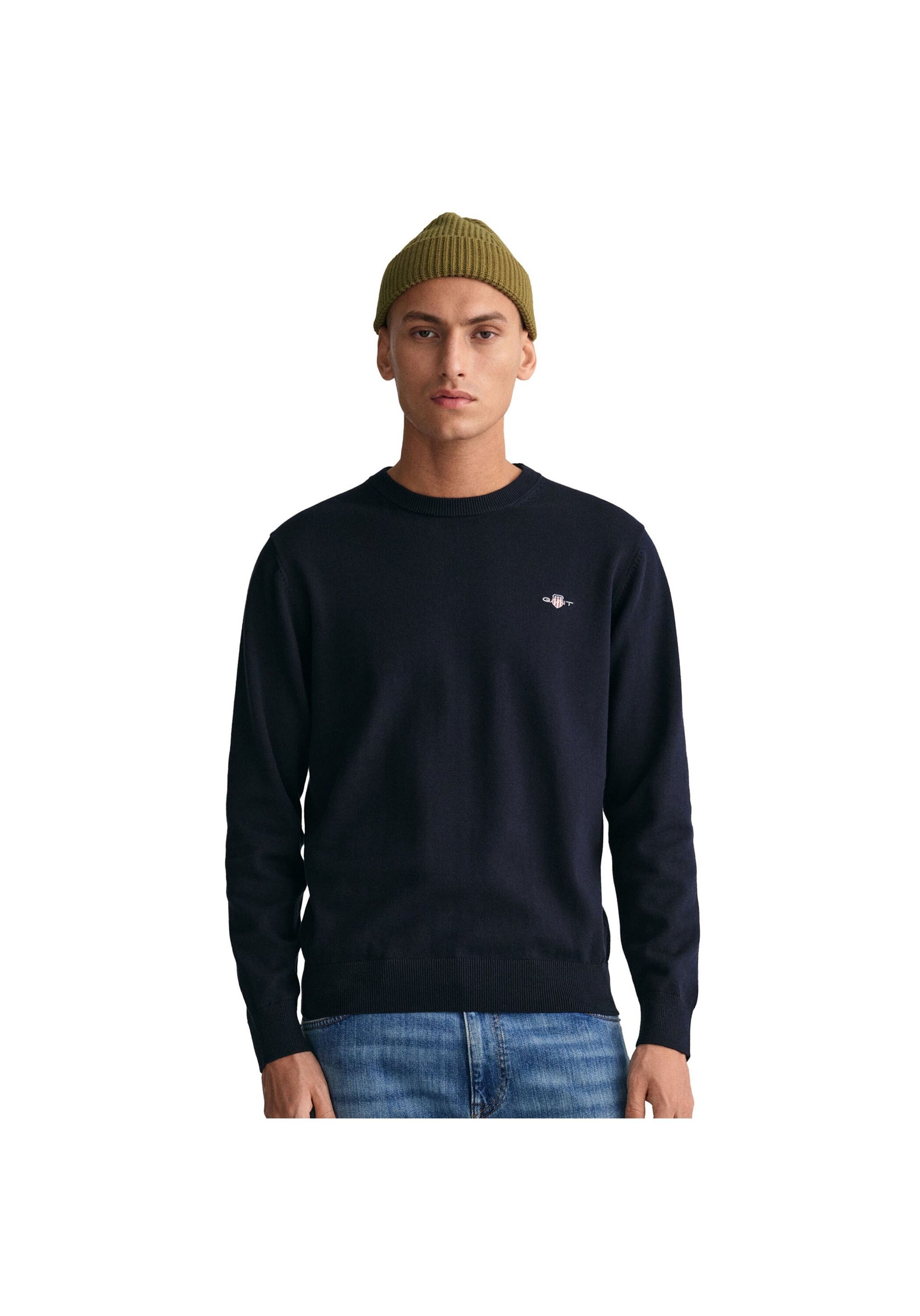 Gant Sweater »Strickpullover CLASSIC COTTON C-NECK«