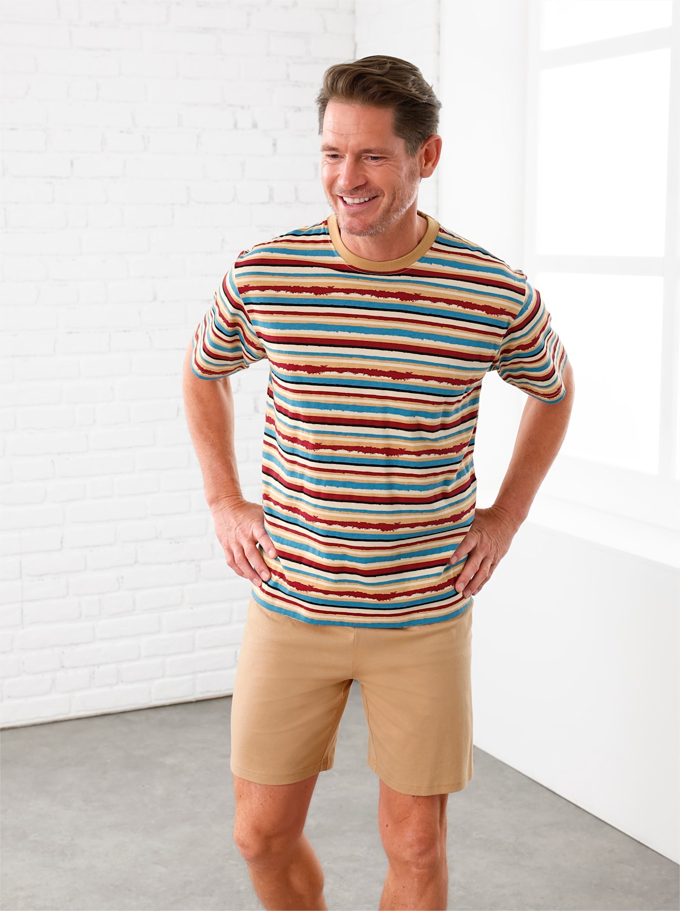 Wäschepur Herren Shorty in bunt, Größe 48/50