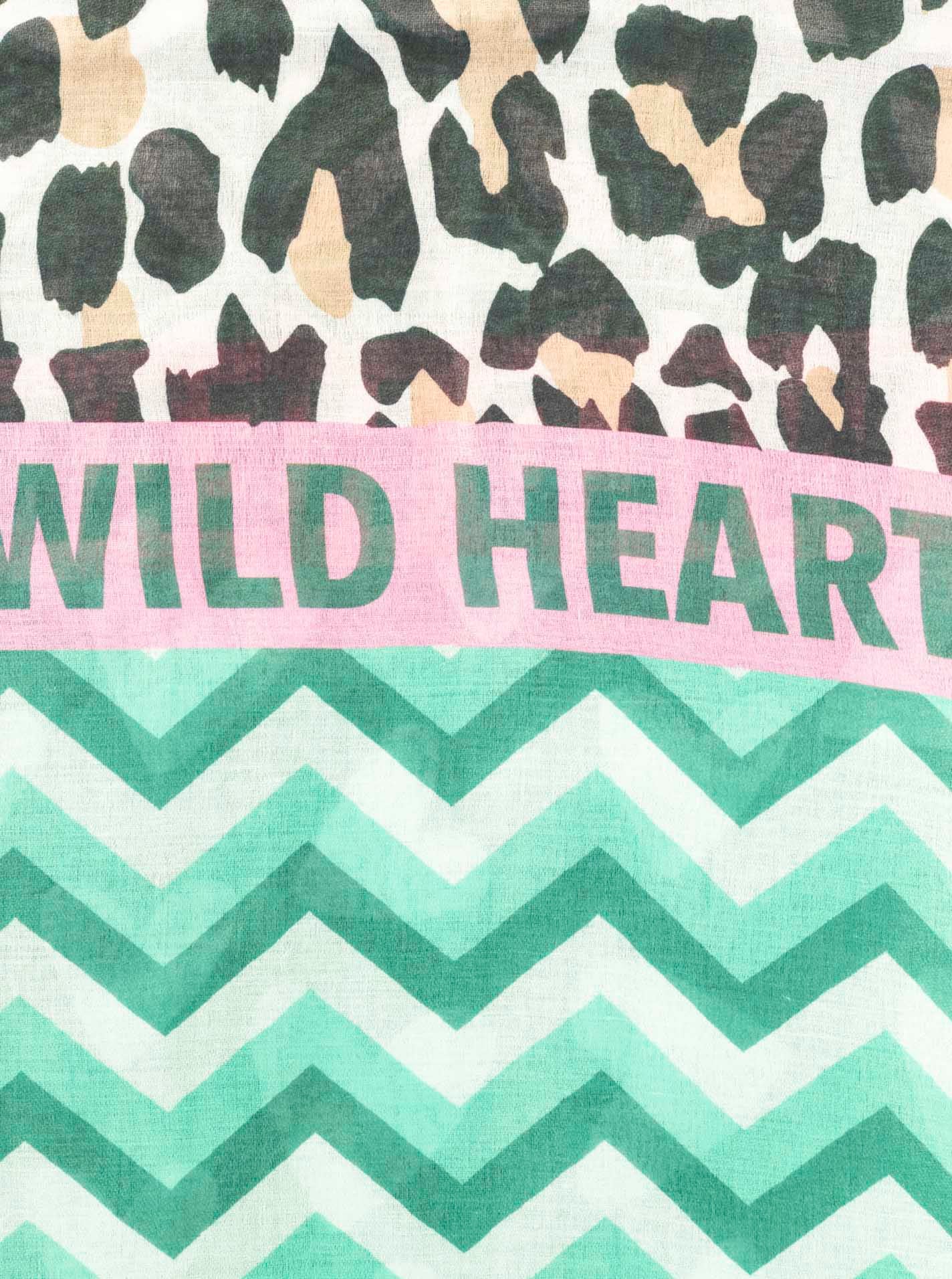 Zwillingsherz Schal »Viskose Mix "Wild Heart Mix"« leichter Schal mit Herz und Leo Motiv