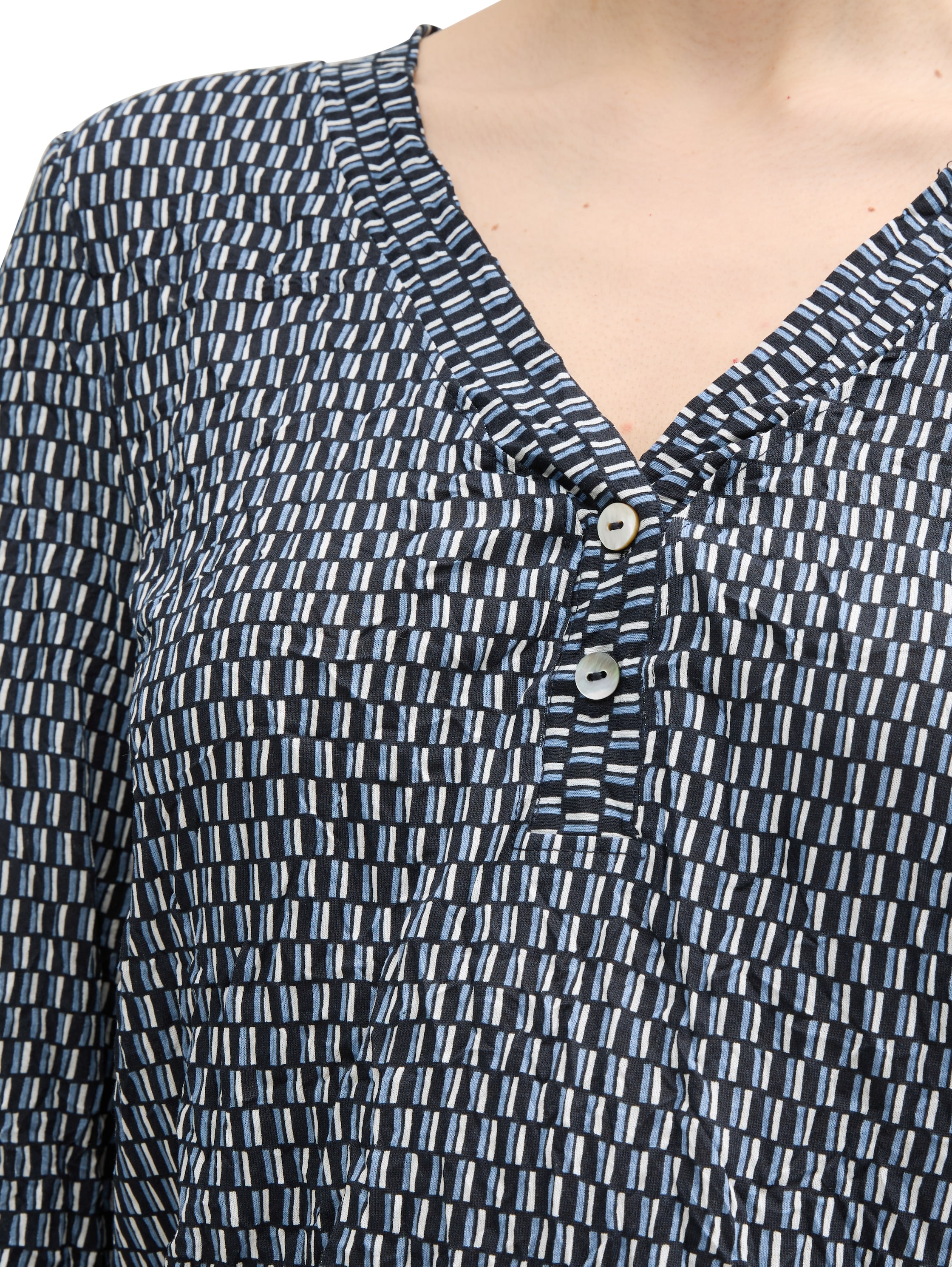 TOM TAILOR Blusenshirt, in Crinkle Optik
