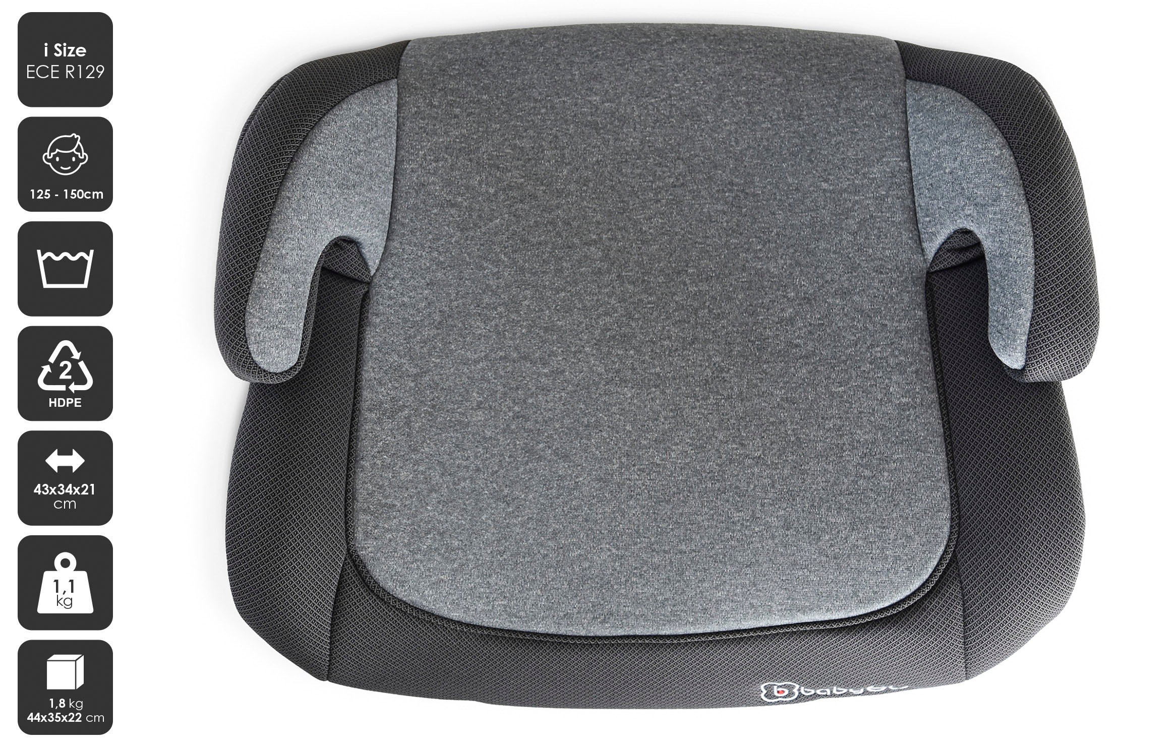 BabyGo Kindersitzerhöhung »Booster I Size, 126-150 cm«