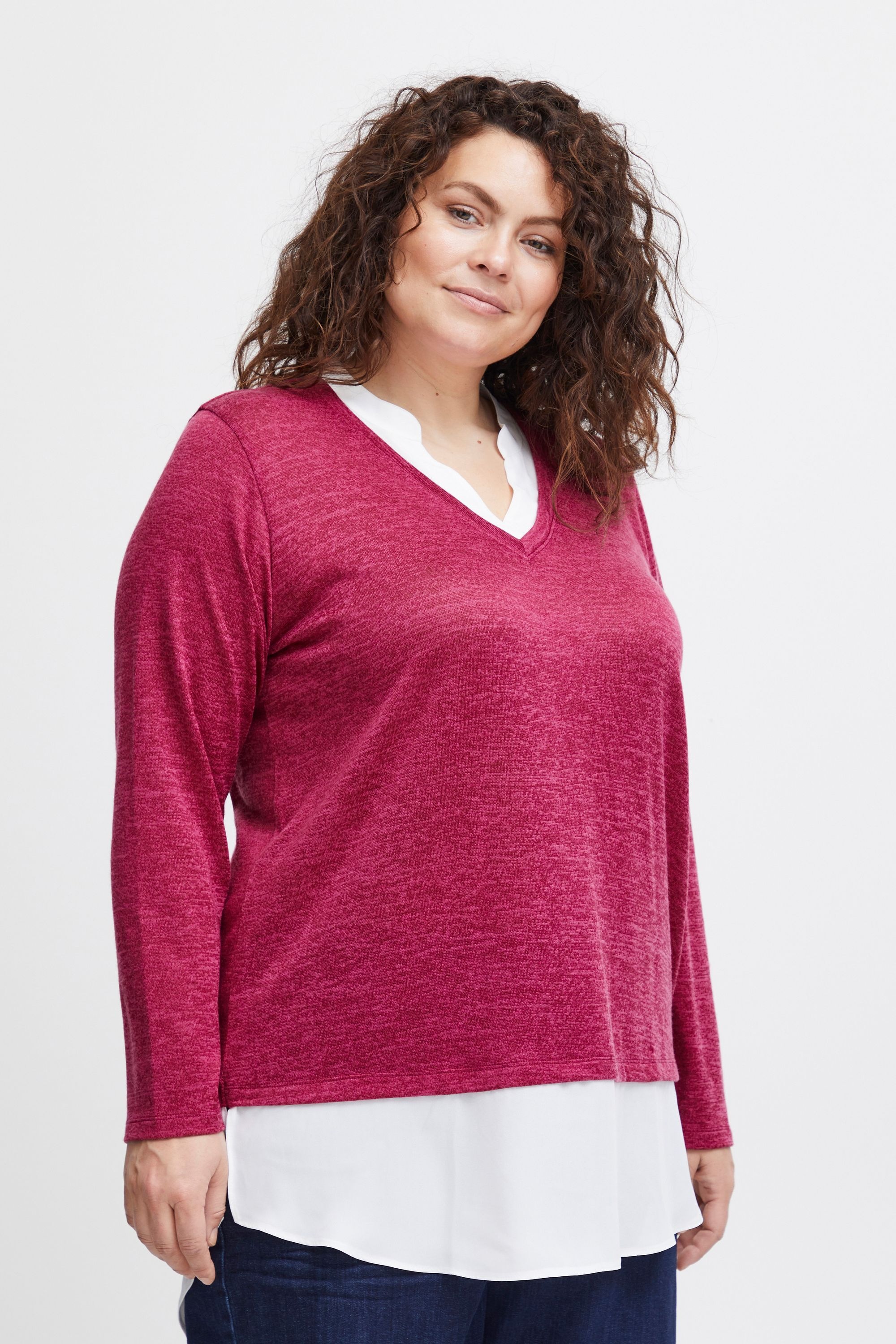 fransa Strickfleece-Pullover »Strickpullover FPRexan«