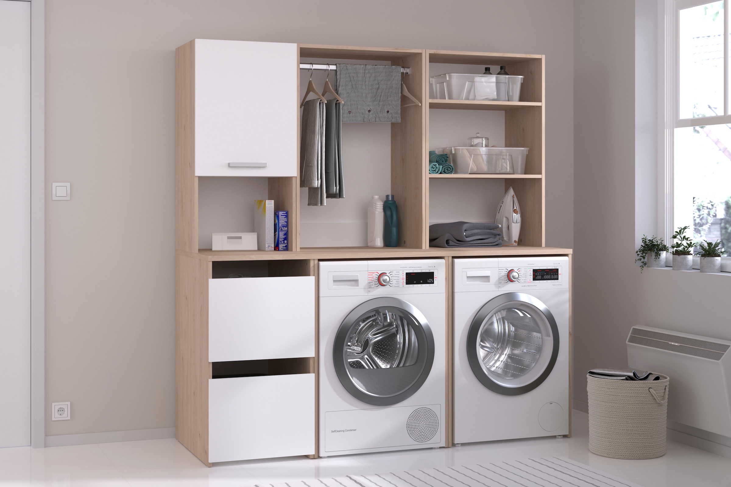 Parisot Mehrzweckschrank-Set »Laundry 4« Set, 4 Stk. tlg.