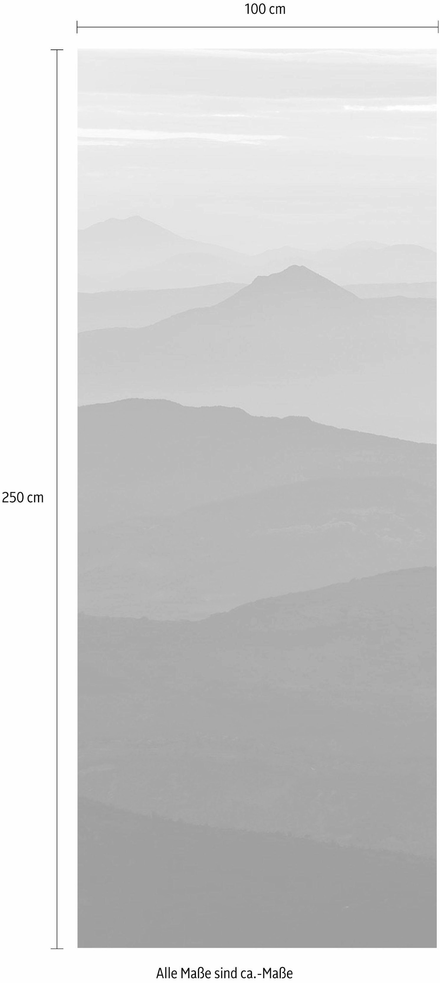 Komar Vliestapete »Blue Mountain«, (Breite x Höhe), Vliestapete, 100 cm Bahnbreite