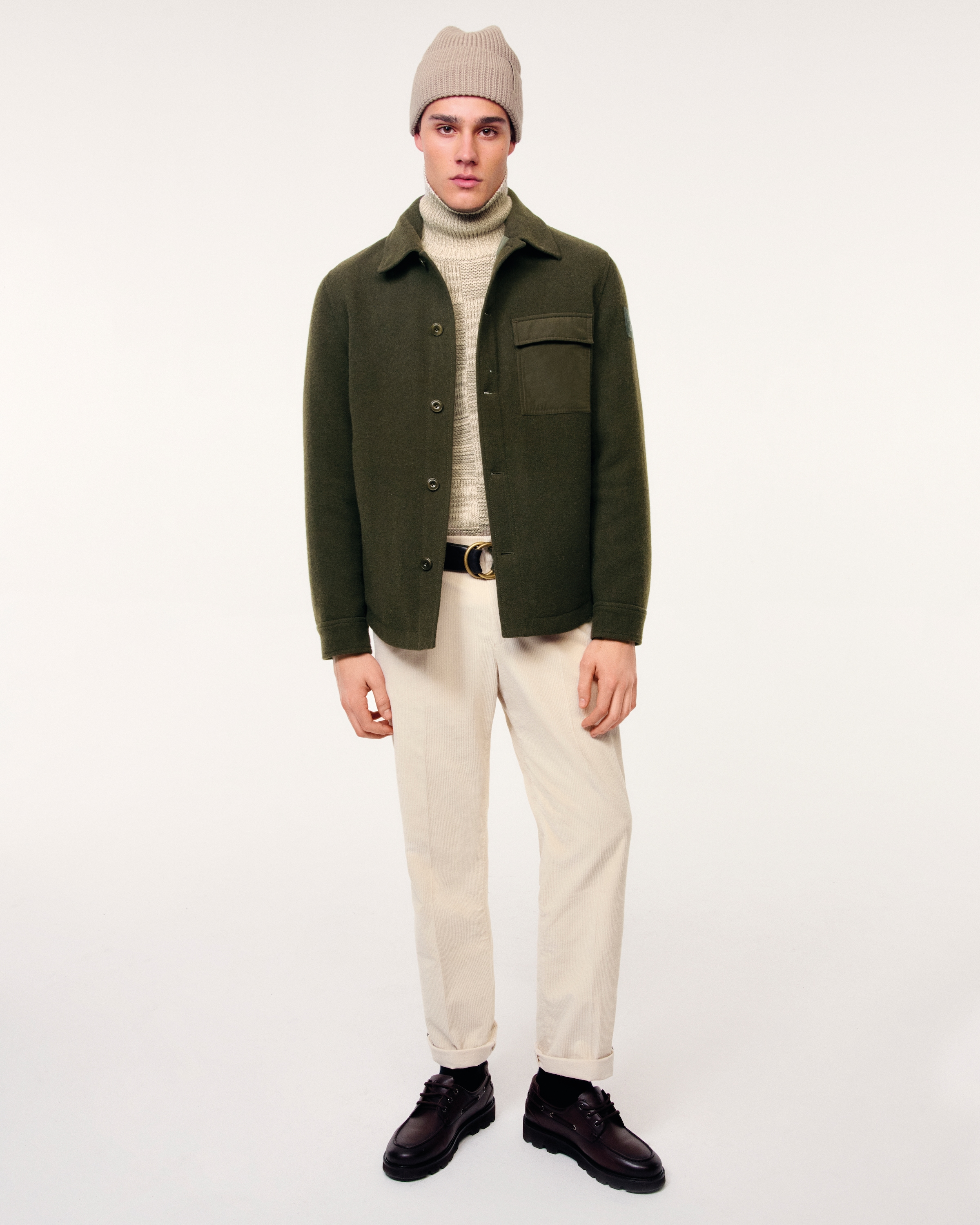 Joop Jeans Strickpullover »Milsom« aus meliertem Garn