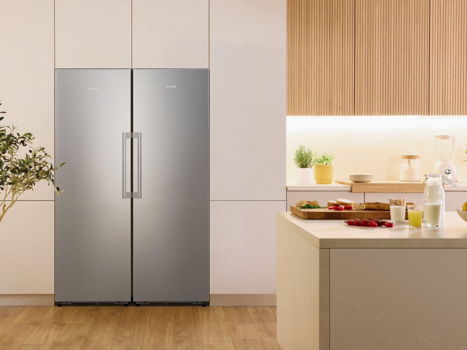 GORENJE Gefrierschrank NoFrost »FNC618C6XWF« 185,6 cm hoch 59,5 cm breit Perfect KitchenFit - passt sich in die Küchennische an