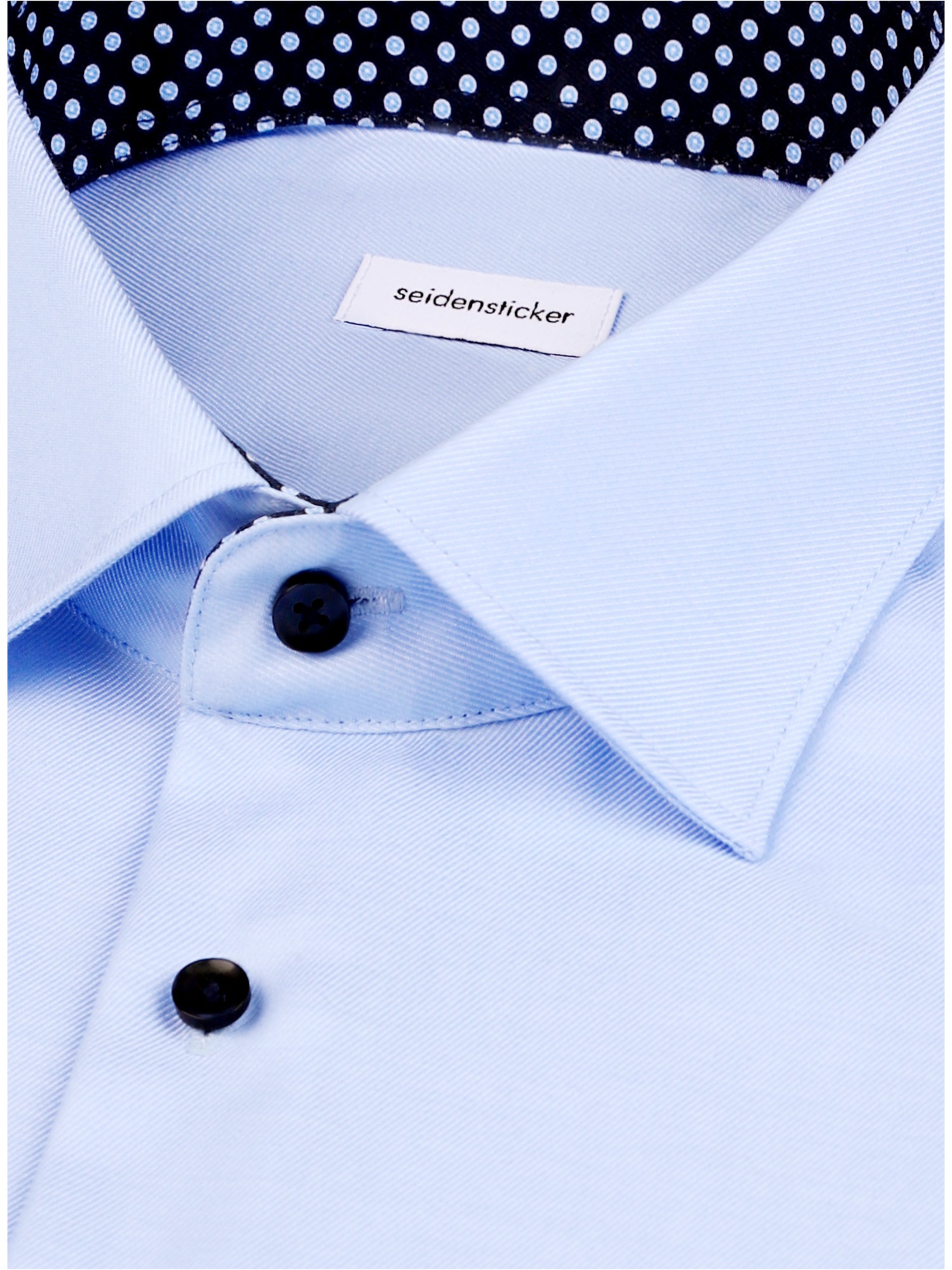 seidensticker Businesshemd »Schwarze Rose« Slim 1/1 Extra lang Kentkragen Uni