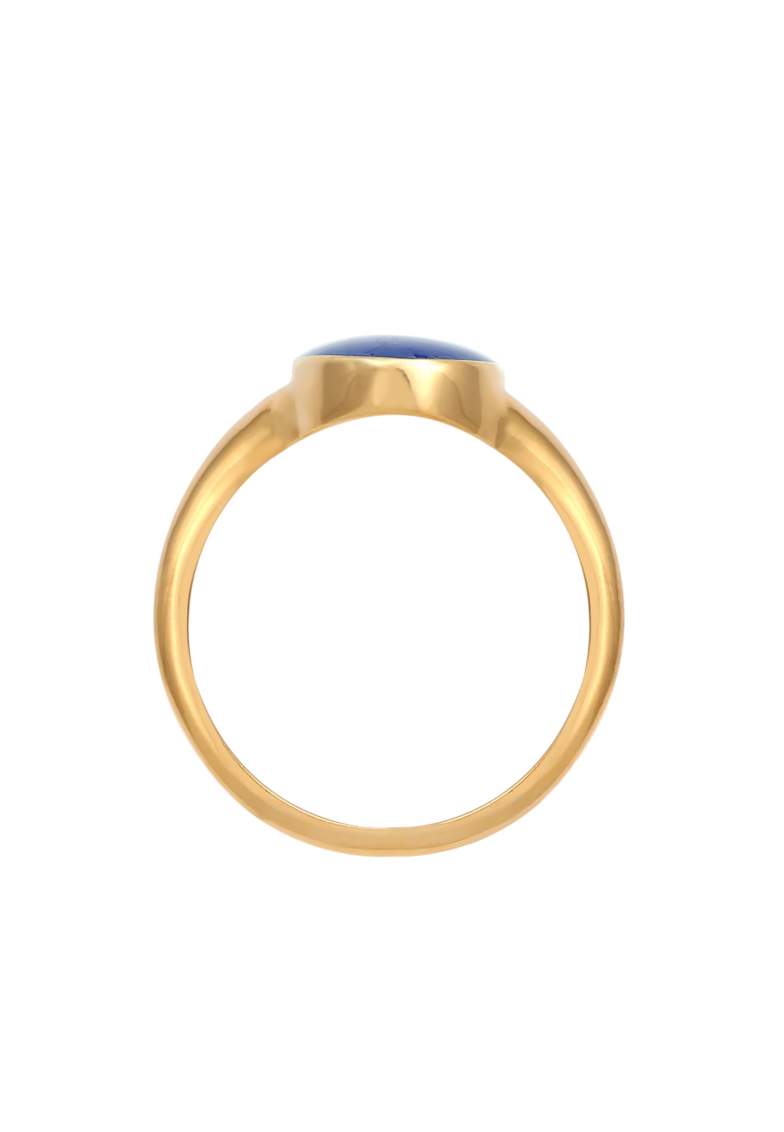 Elli Siegelring »Ring Siegelring Emaille Oval 925 Silber«