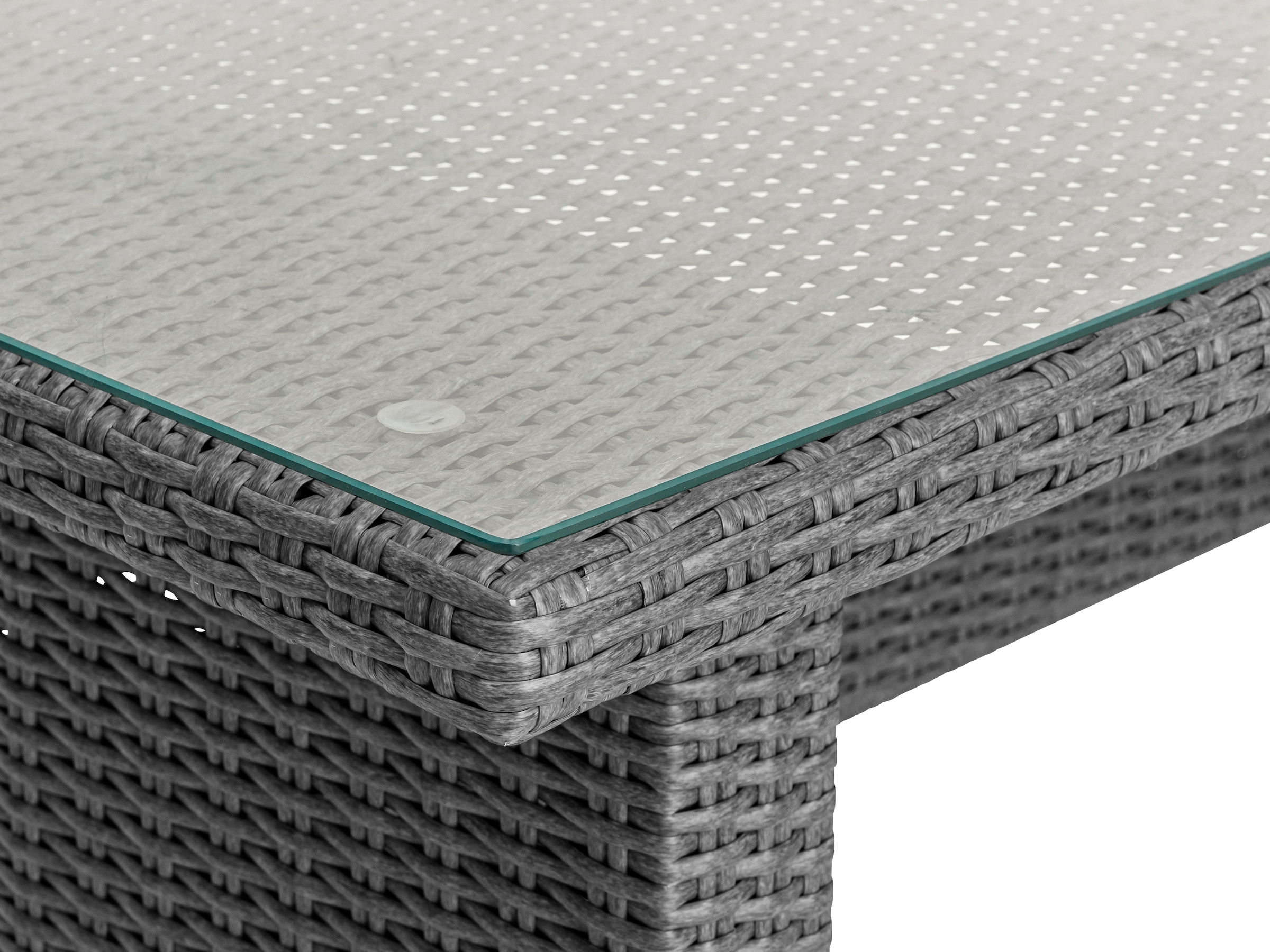 KONIFERA Garten-Essgruppe »»New Paris«« Set, 8 Sessel, Rückenlehne verstellbar, Tisch 100x200x75 cm, inkl. Auflagen, 25 Stk. tlg. Aluminium/Polyrattan