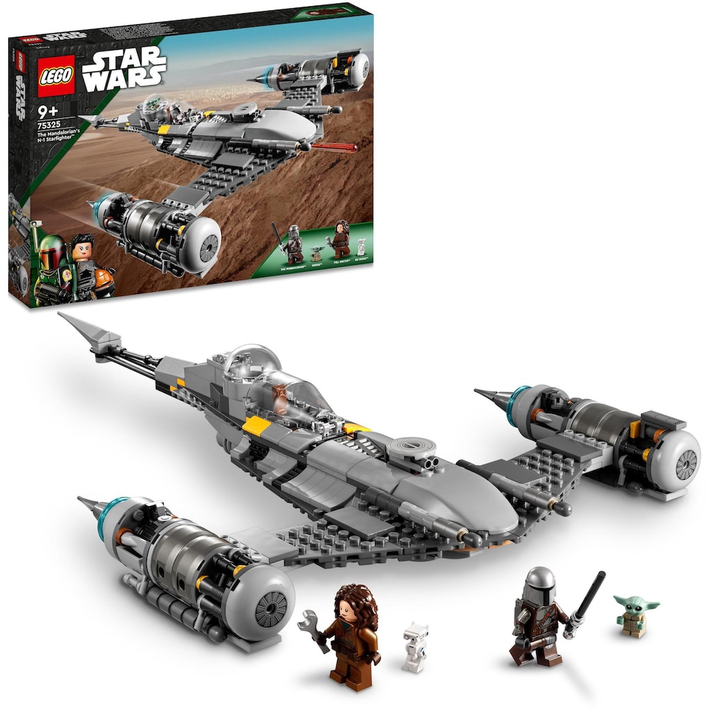 LEGO® Konstruktionsspielsteine »Der N-1 Starfighter des Mandalorianers (75325), LEGO® Star Wars™«, (412 St.)