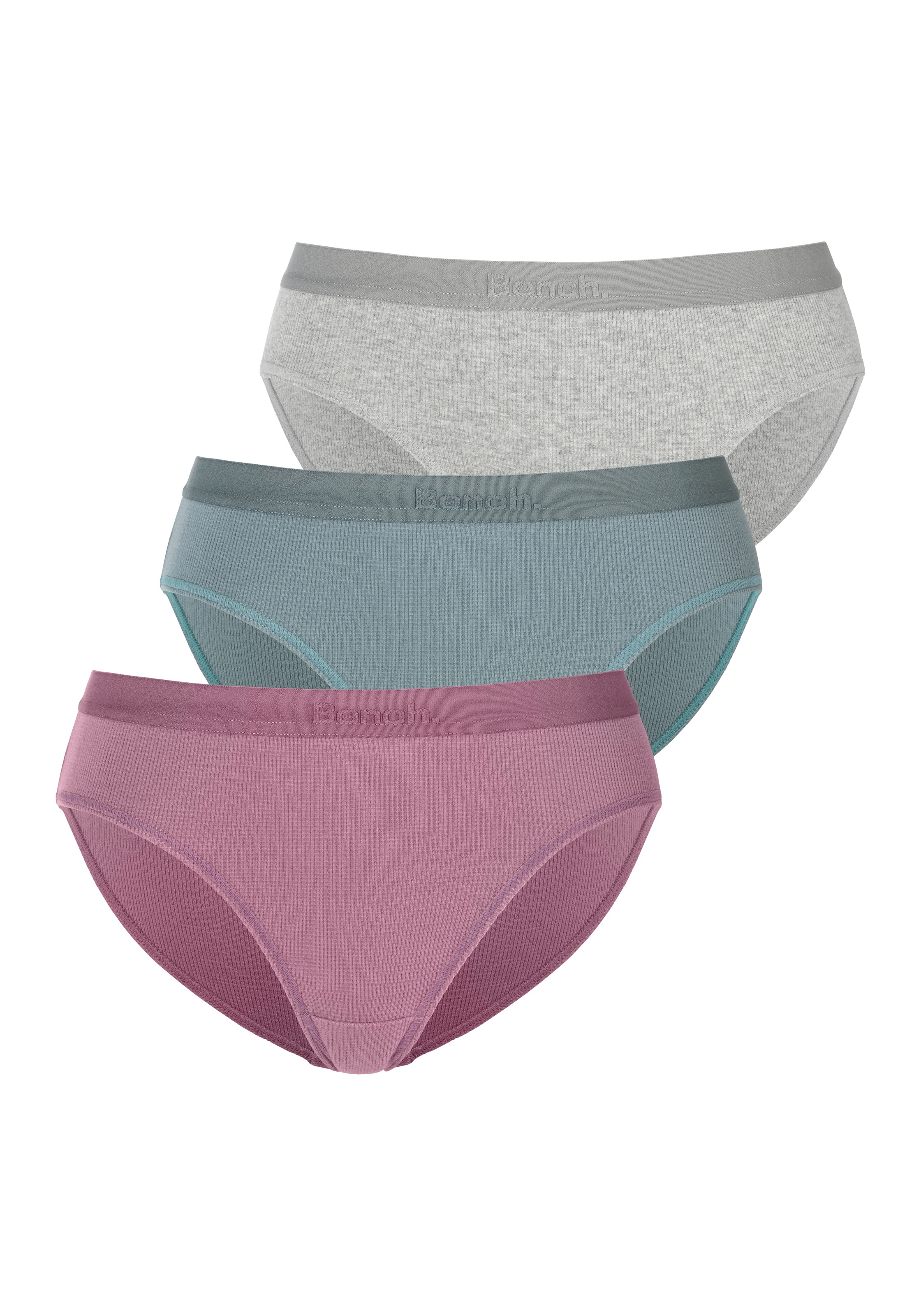 Bench. Jazz-Pants Slips, (Packung, 3 St.), aus Baumwoll-Piqué kaufen