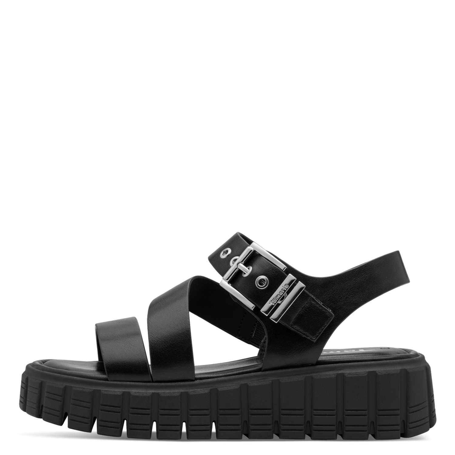 Tamaris Plateausandale  Sommerschuh, Plateausandalale in veganer Verarbeitung