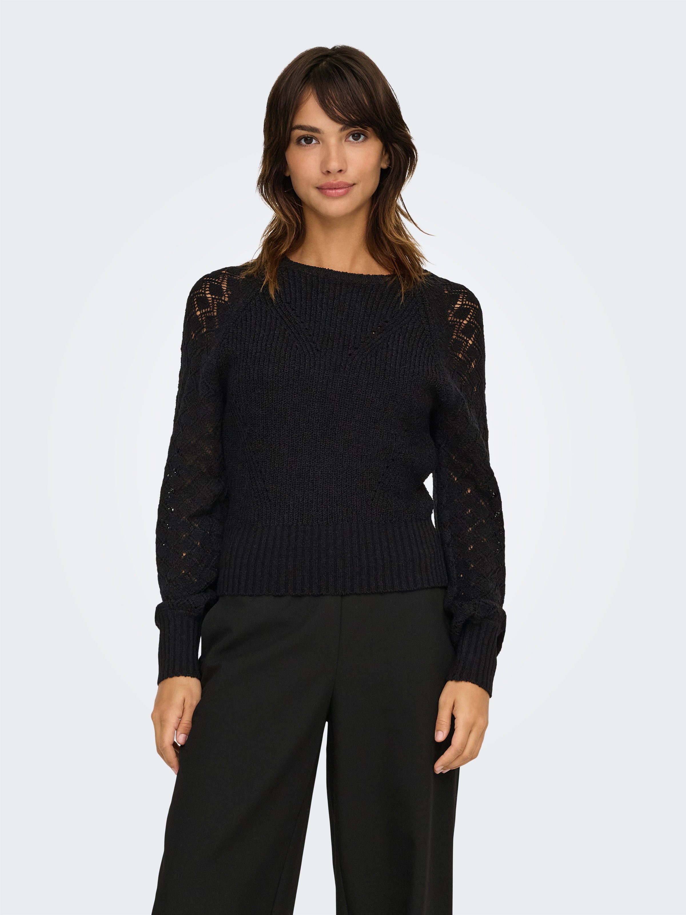 ONLY Strickpullover »ONLMIAMI LS O-NECK CC KNT«