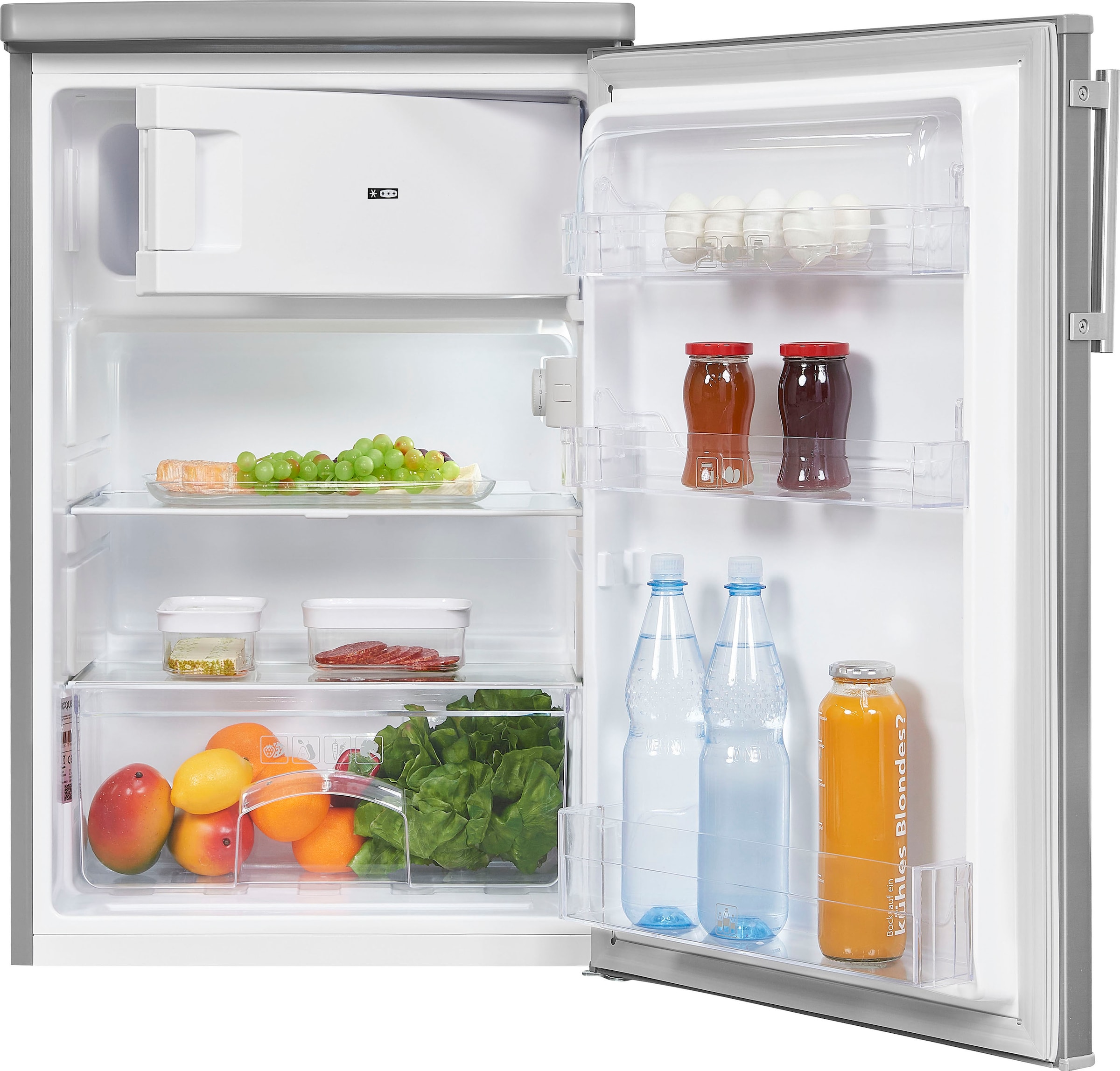 exquisit Kühlschrank, cm inoxlook, bei 55,0 85,5 cm OTTO breit KS16-4-HE-040E hoch, jetzt