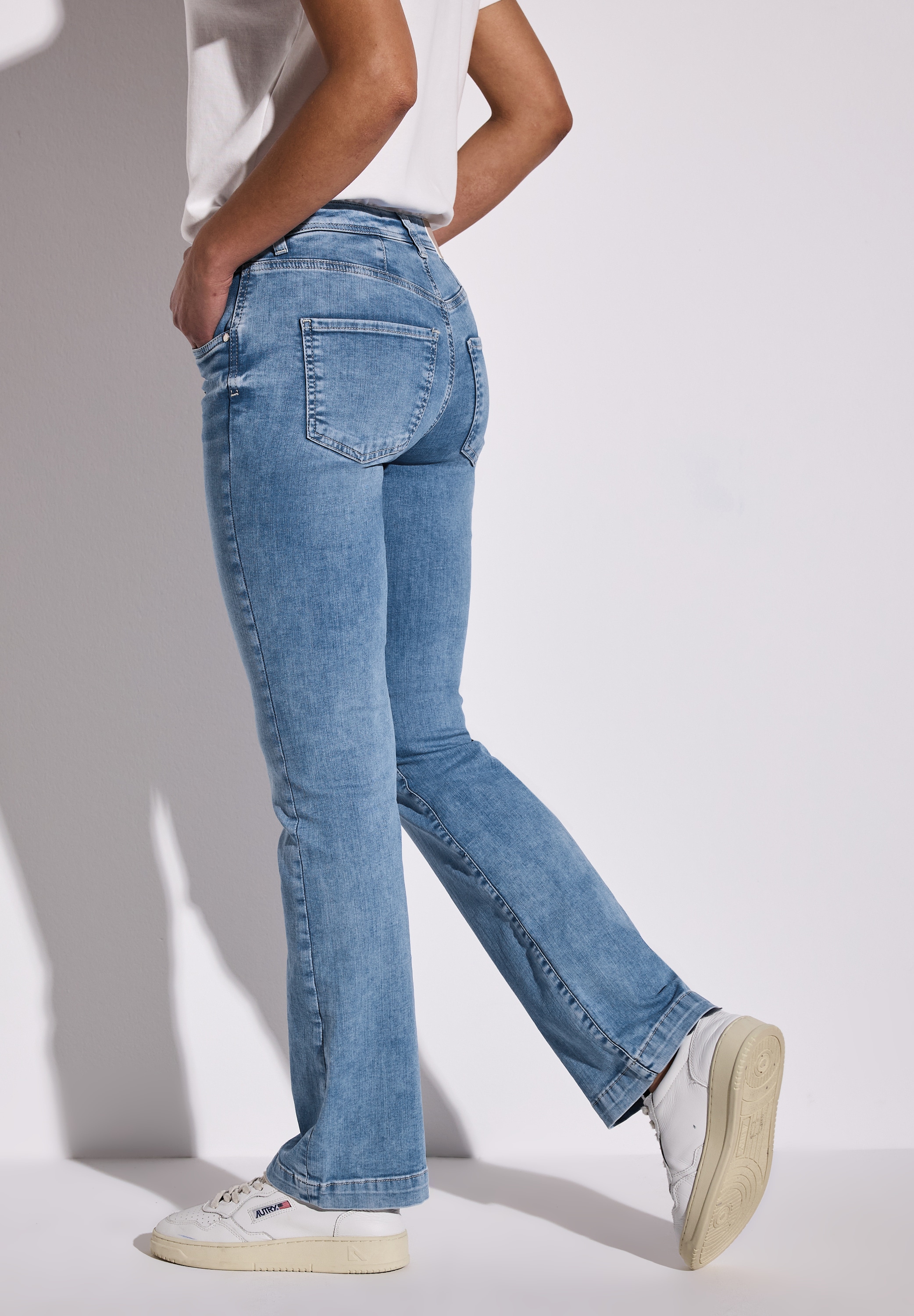 STREET ONE Bootcut-Jeans