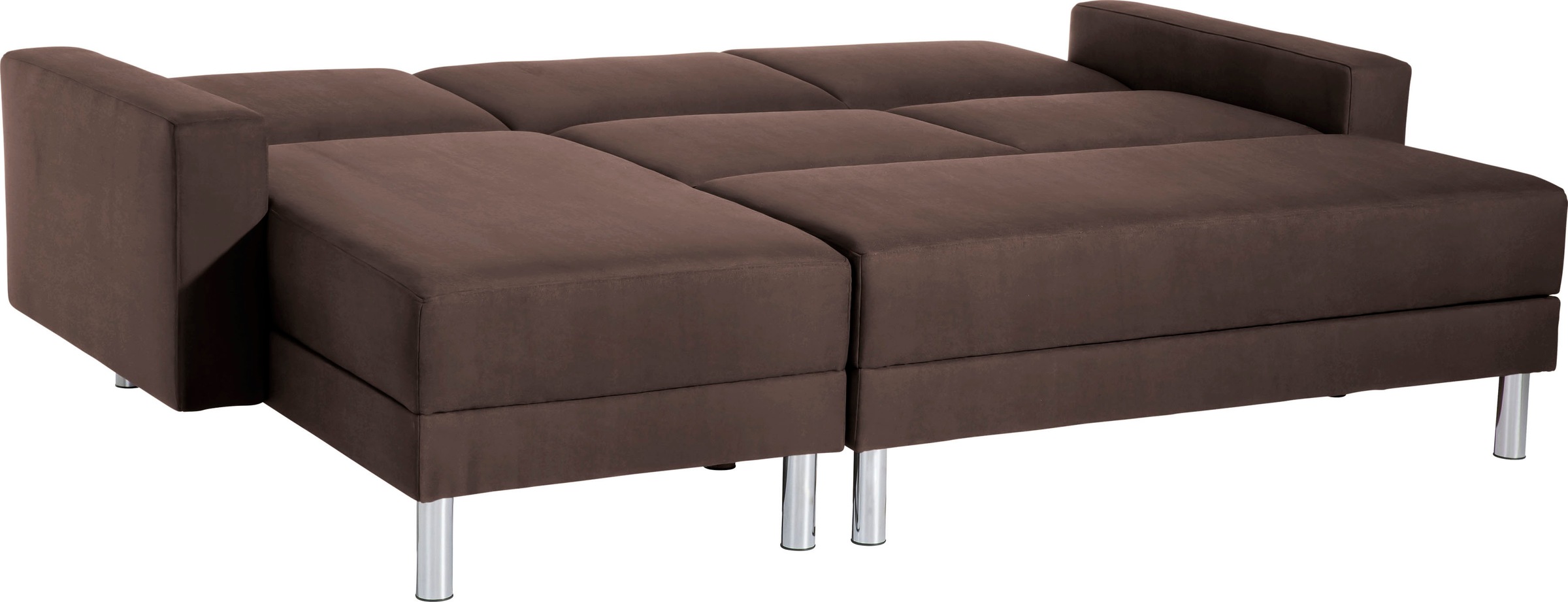 Max Winzer® Schlafsofa »Just Fresh modernes kubisches Sofa, Rückenverstellung für Sitzkomfort«, Recamiere links oder rechts montierbar, elegante Metallfüße