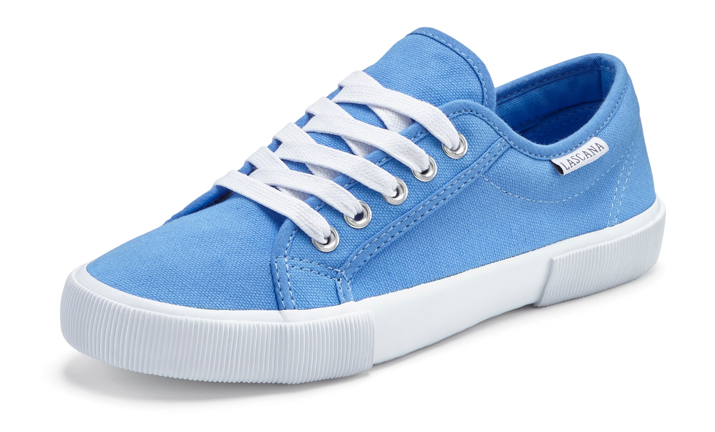 LASCANA Sneaker  aus Textil, Schnürhalbschuh, Freizeitschuh, Turnschuh