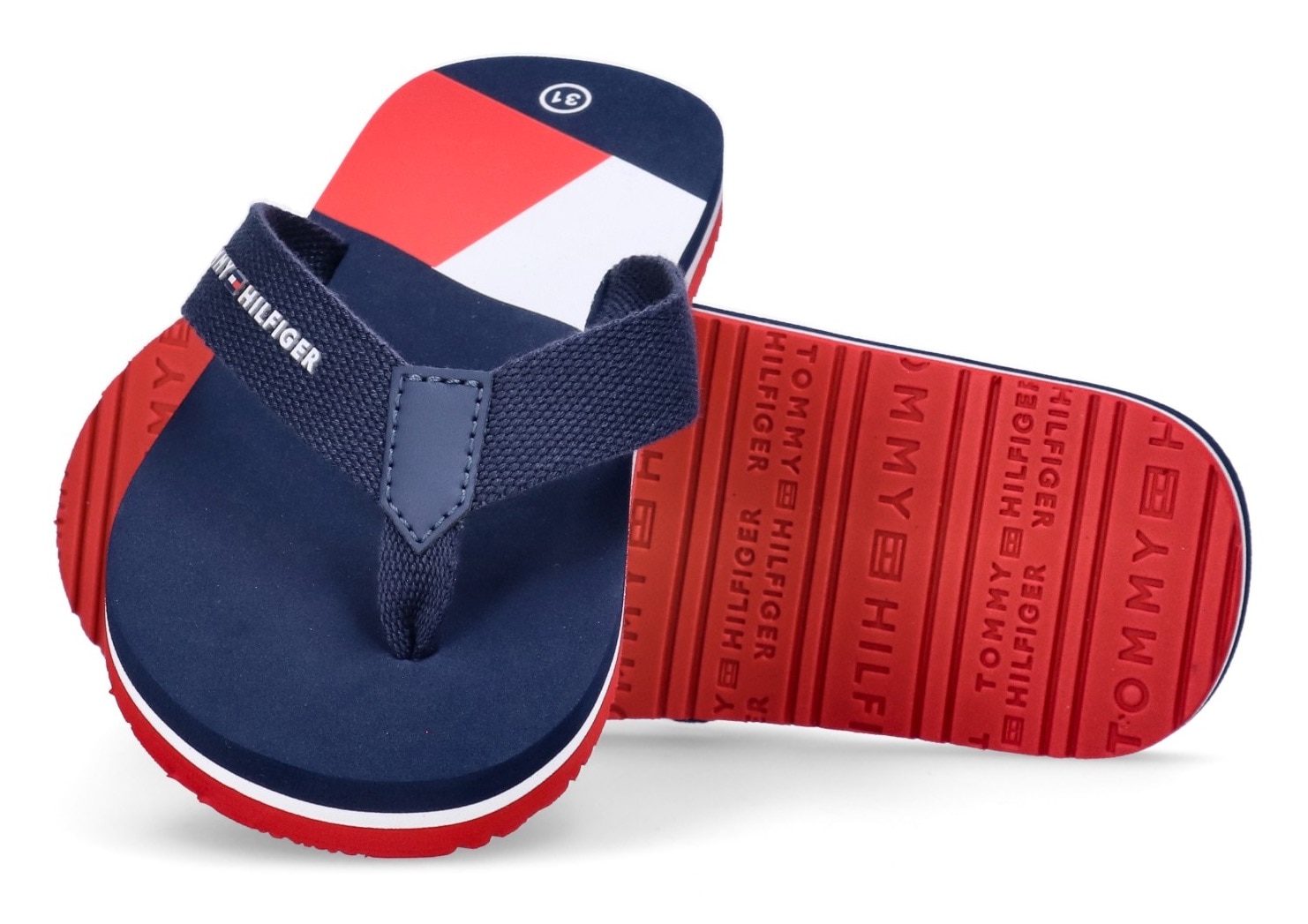 Tommy Hilfiger Zehentrenner, Slides, Sandale mit Zehensteg