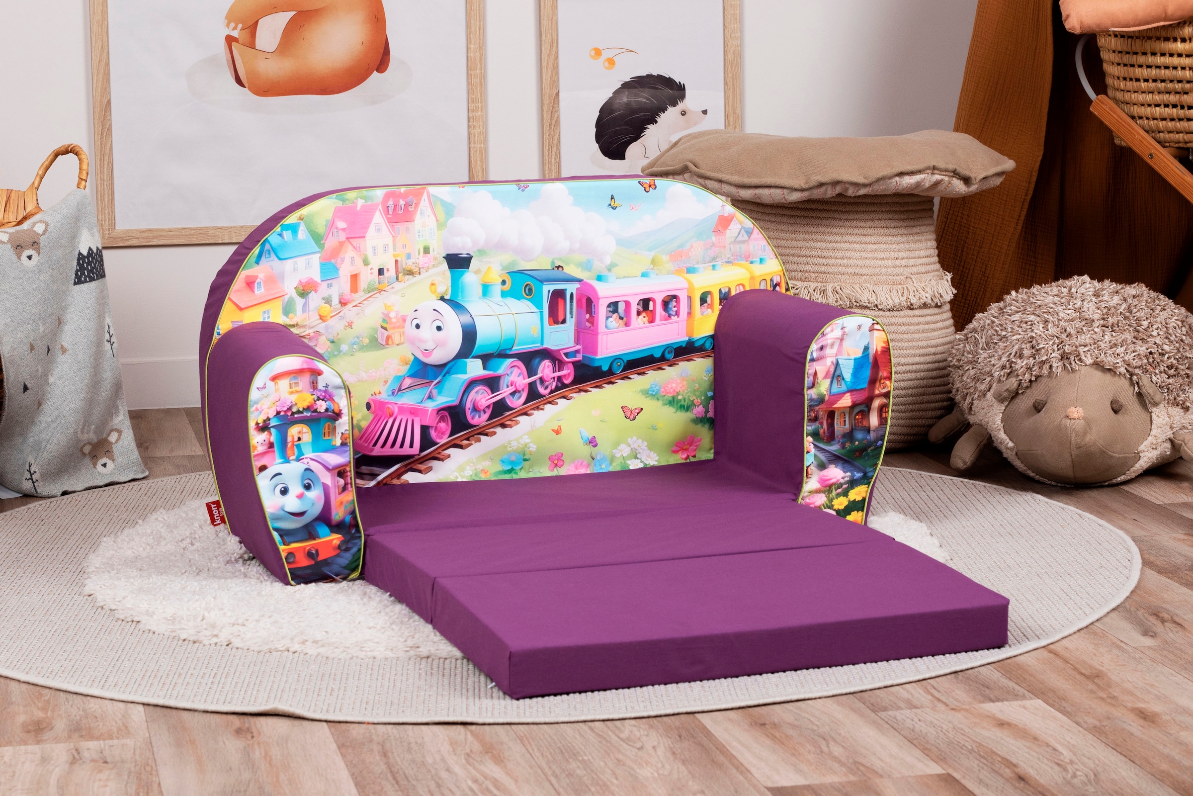Knorrtoys® Sofa »Happy train« für Kinder; Made in Europe