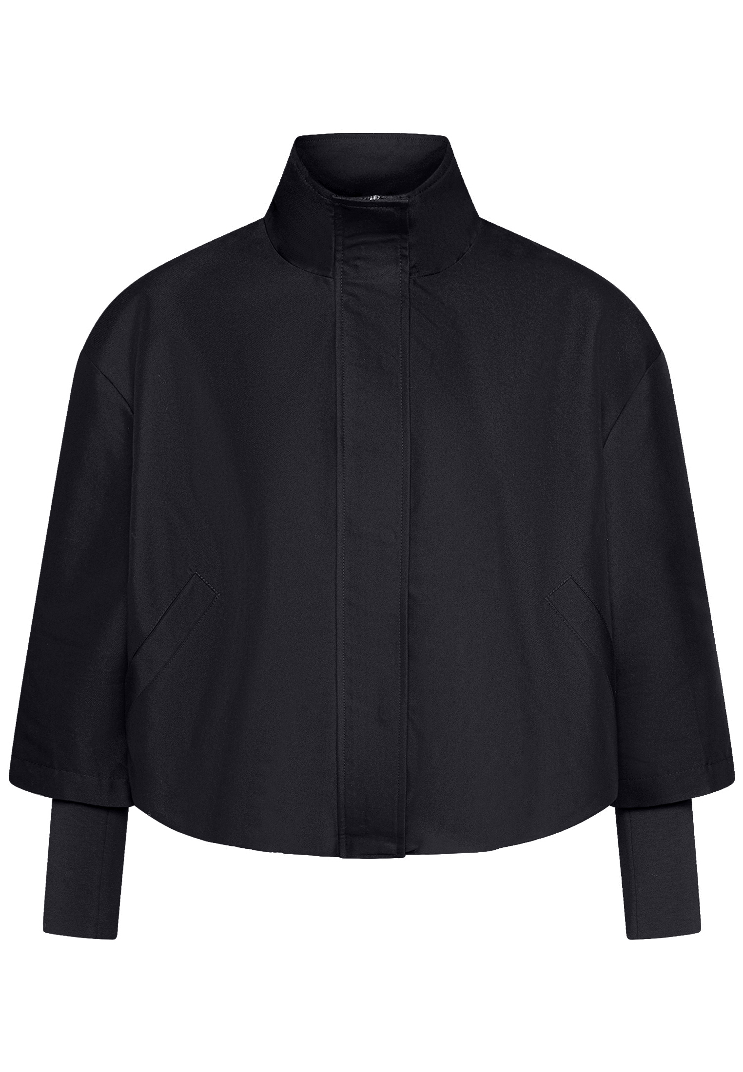 Zero Outdoorjacke »Jacke mit Stehkragen«