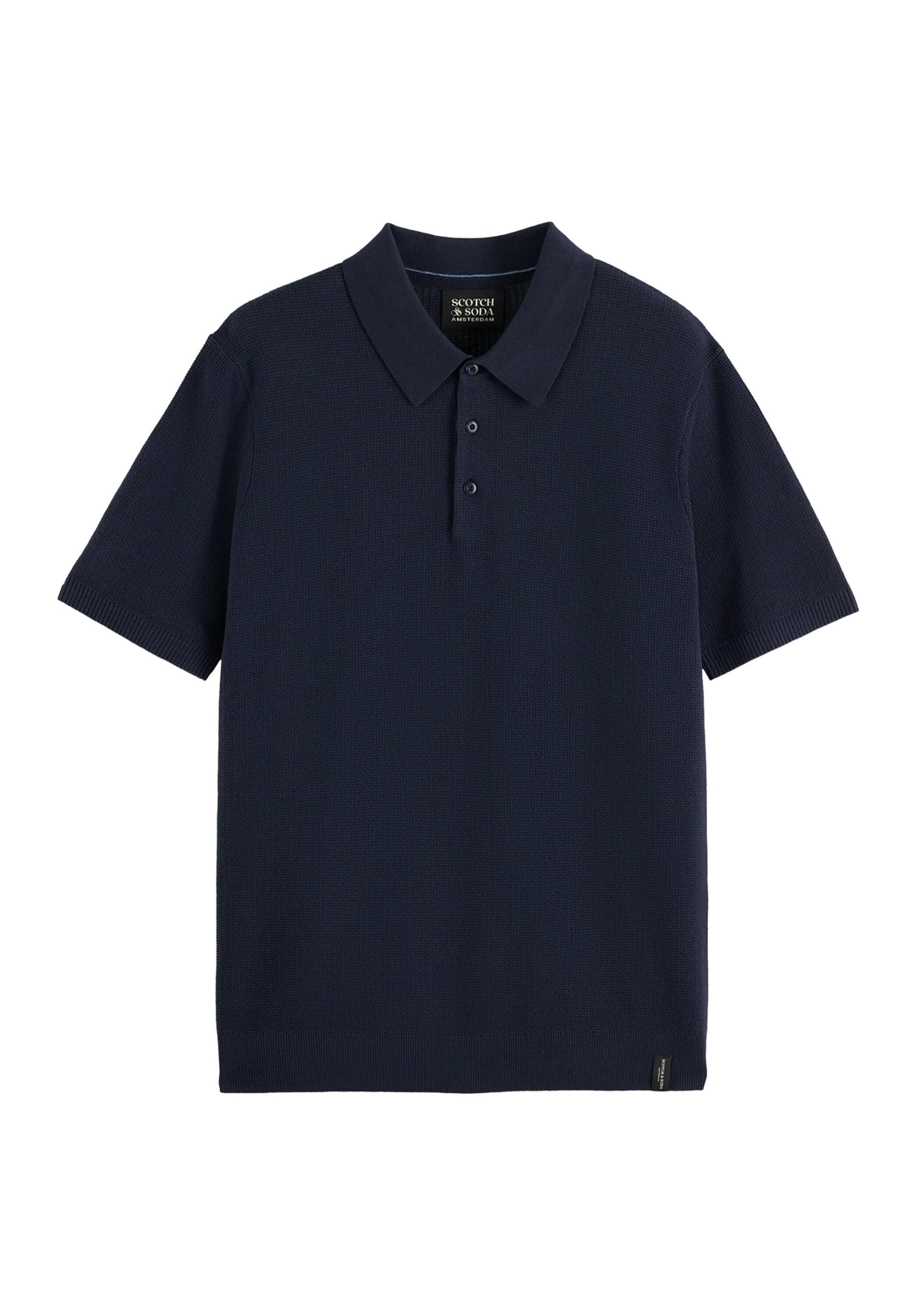 Scotch & Soda Poloshirt »Poloshirt Core Structured Knitted Regular Fit Polo 1er Pack« 1 tlg.