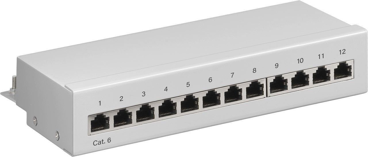 CAT 6 Mini/Desktop »Patch Panel, 12 Port«