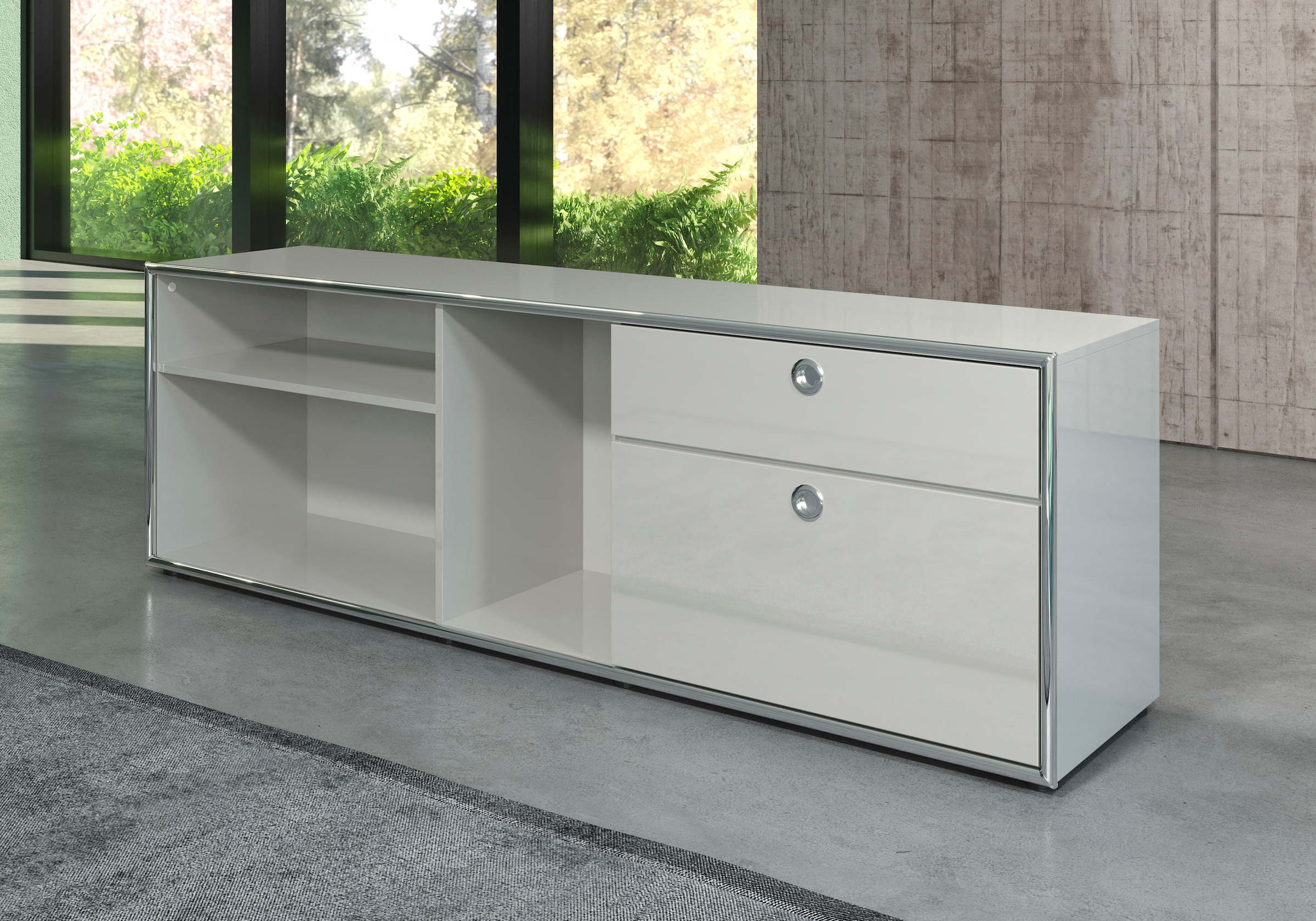 Places of Style Schrank-Set »Imperia«, (Set, 2 St., Infinity), elegante Hochglanzoptik