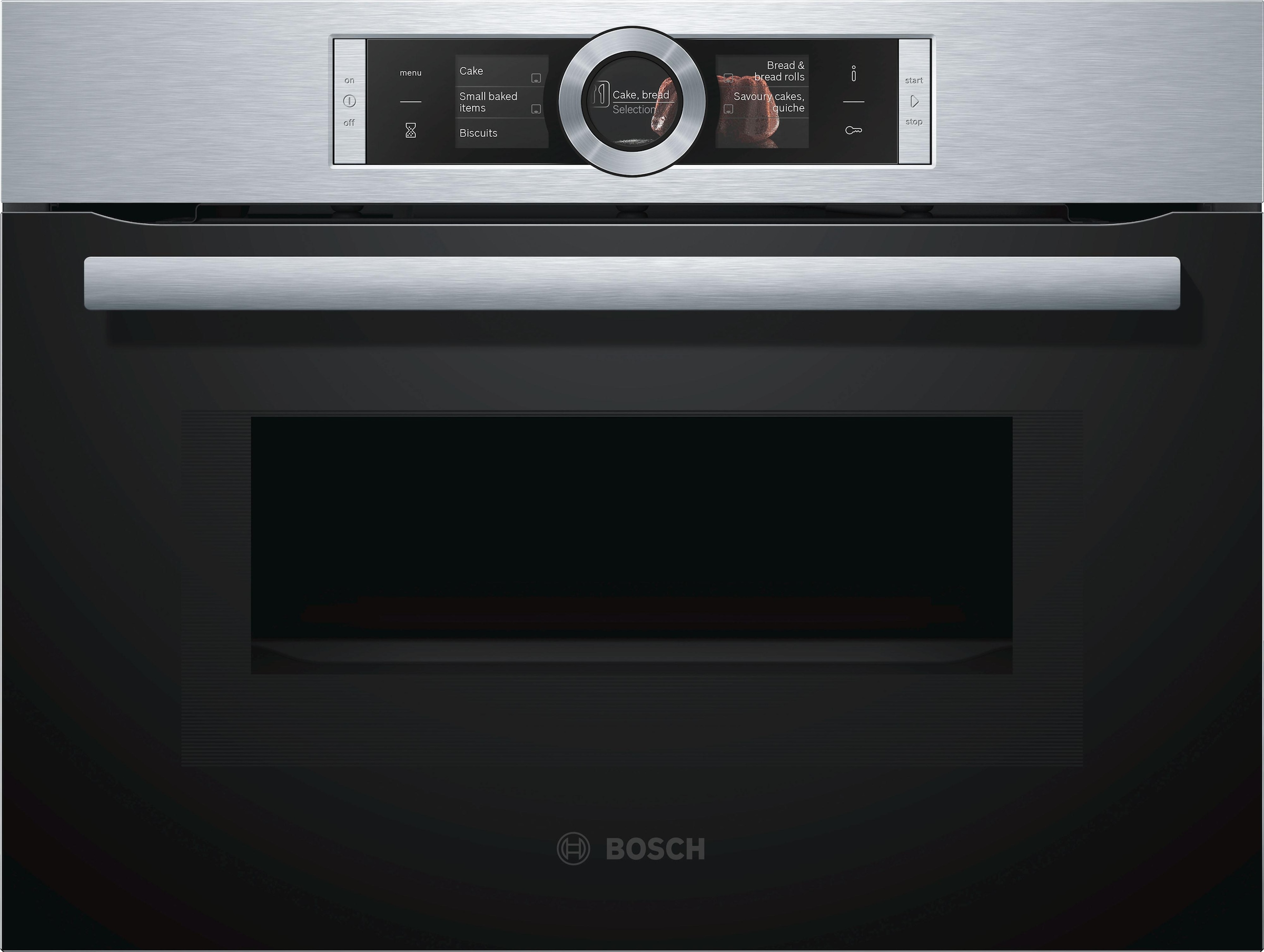 BOSCH Backofen mit Mikrowelle  »CMG636BS1«, ecoClean Direct