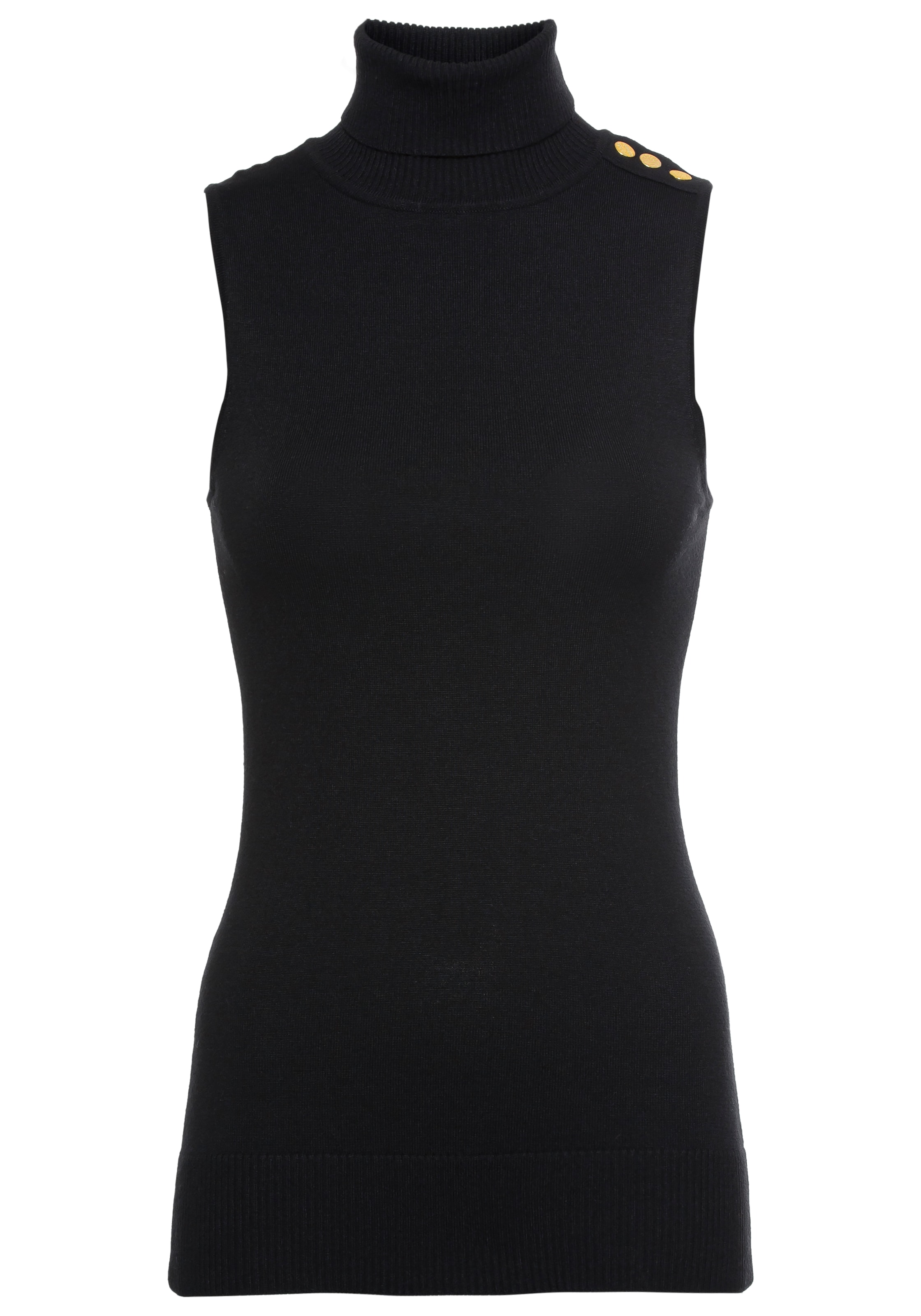 Melrose Stricktop, mit Rollkragen