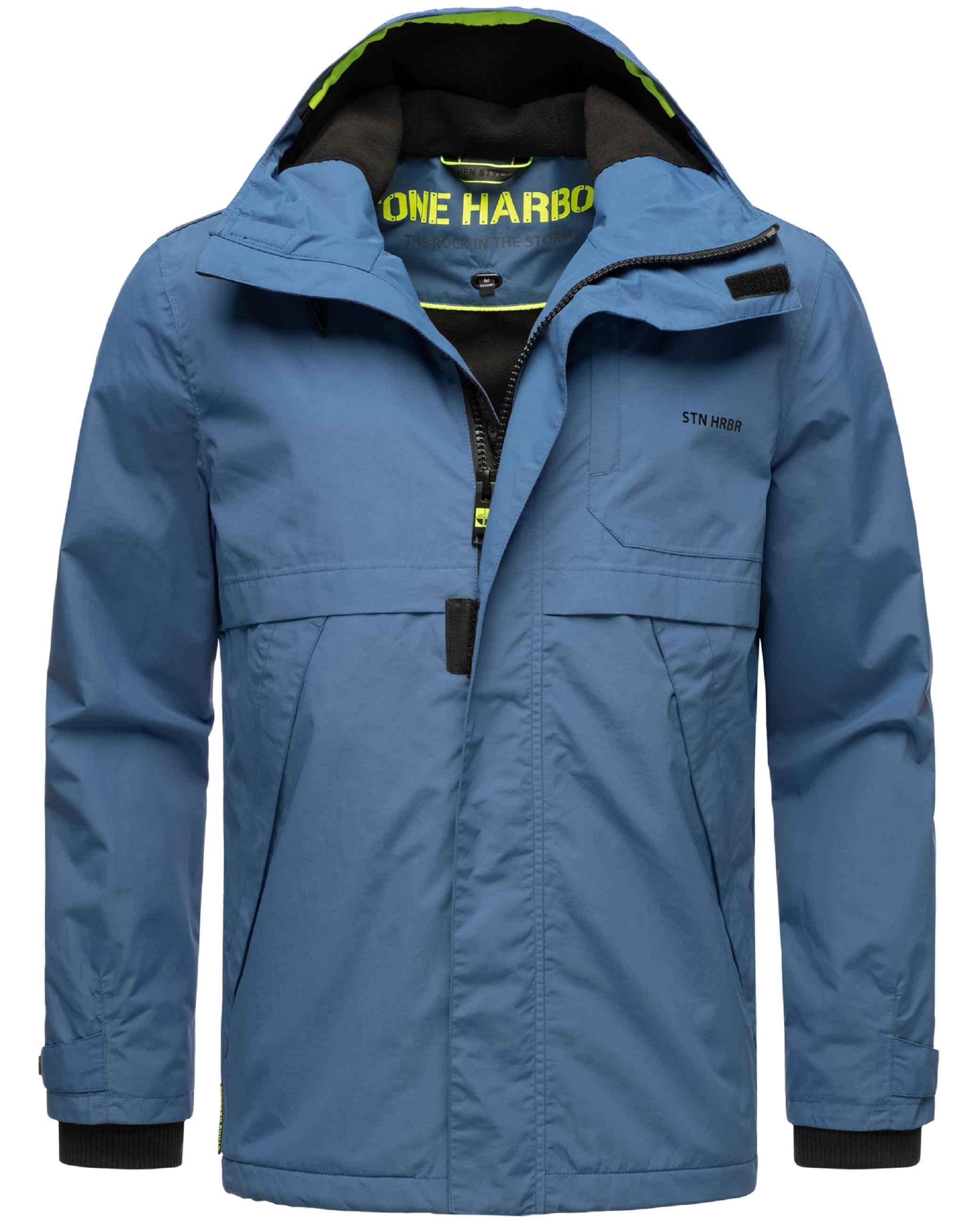 Stone Harbour Regenjacke »Outdoorjacke Zanjaar«, mit Kapuze, Wasserdichte Herren Übergangsjacke mit Fleece-Futter