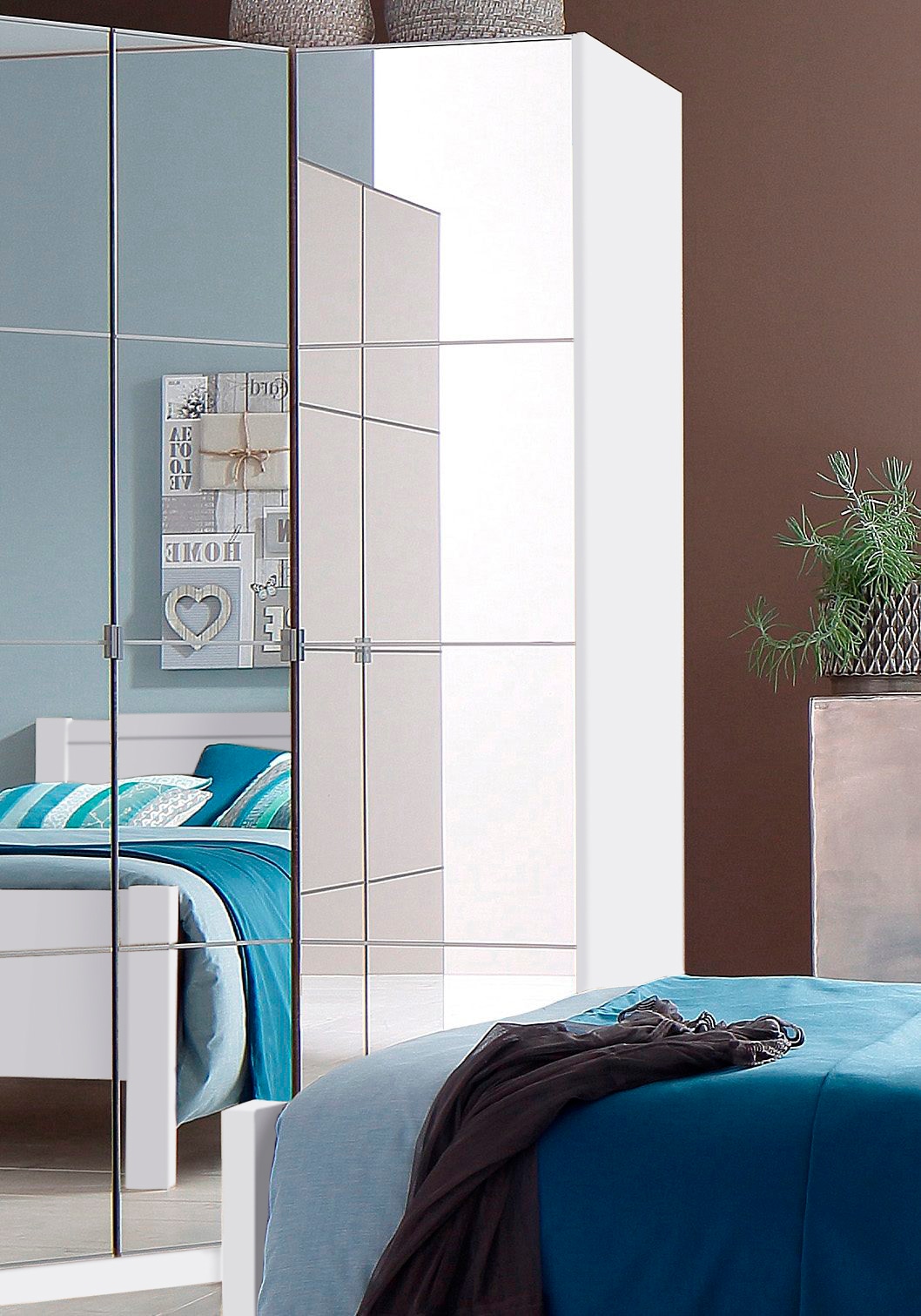 priess Kleiderschrank »Malaga« mit Spiegelfront