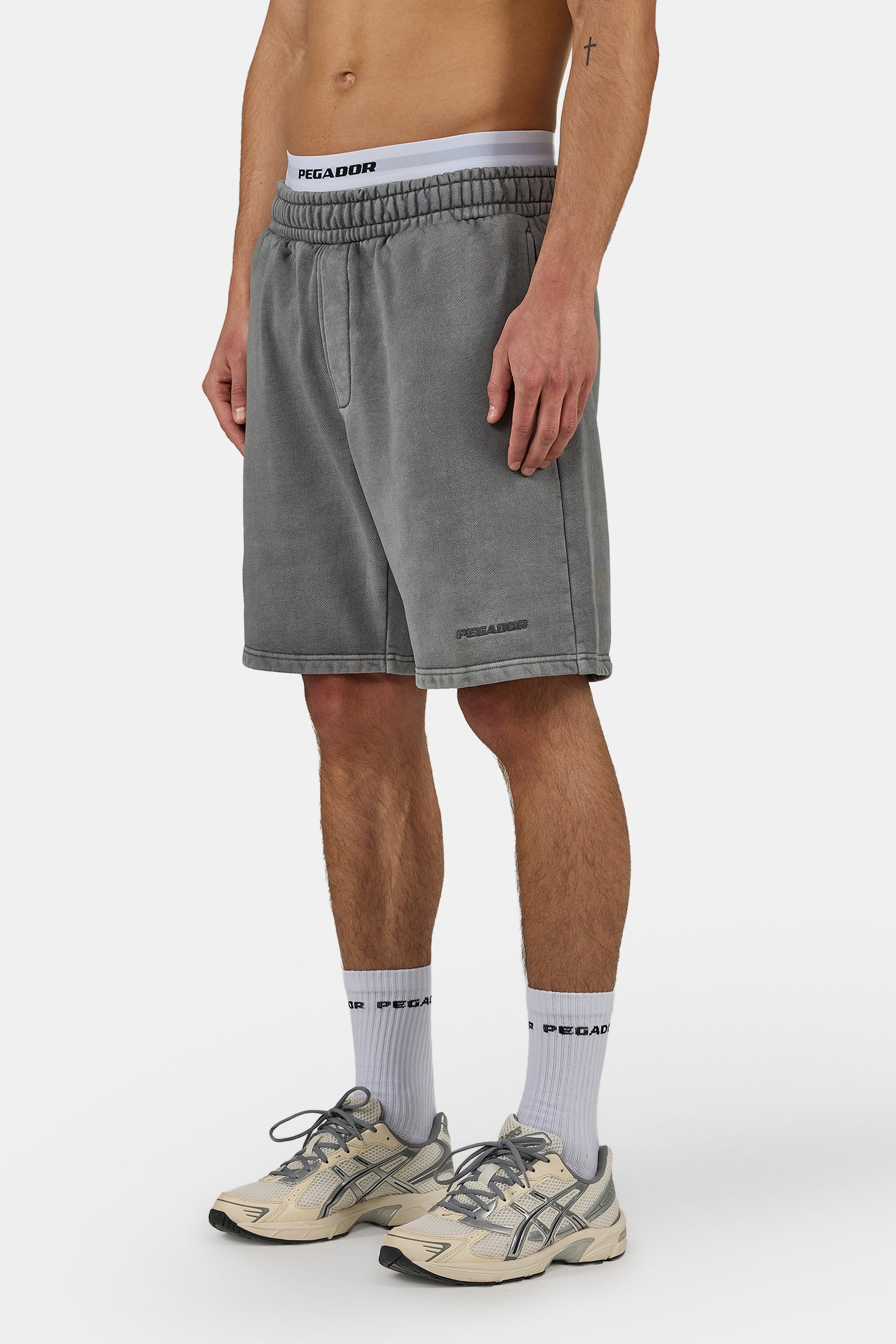 PEGADOR Sweatshorts »LOGO HEAVY SWEAT SHORTS«  Baumwollmischung, regular fit