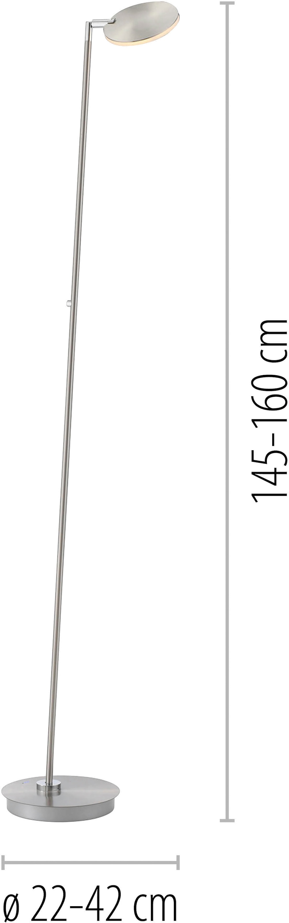 Paul Neuhaus LED Stehlampe »AKKU BENTE« LED-Board 1 Stk. warmweiß - kaltweiß Tastdimmer, CCT 2700-5000K, Memory, Akku betrieben, flexibel