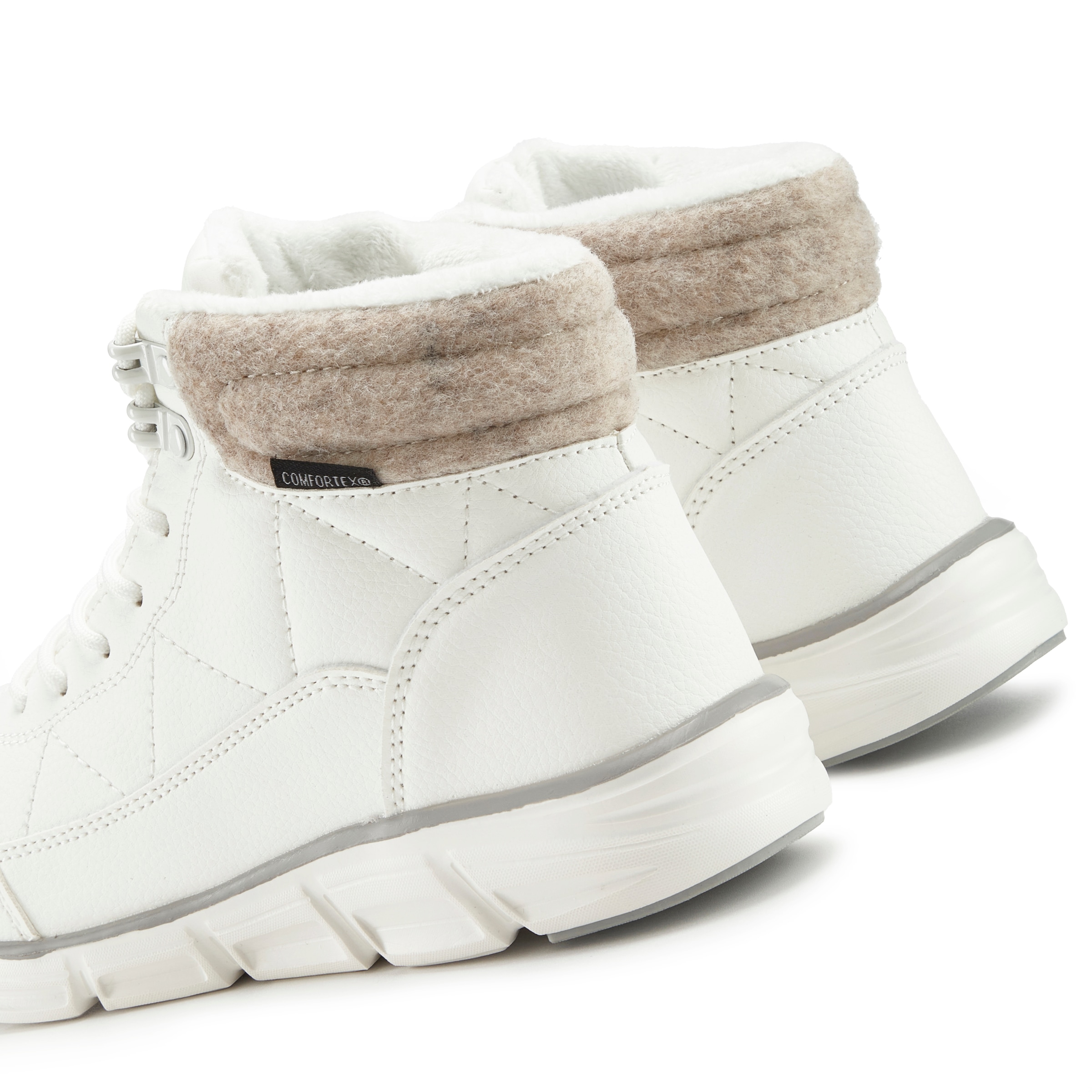 LASCANA Stiefelette »Outdoorstiefelette, Schnürschuh, Boots«, aus wasserabweisendem Material mit Warmfutter