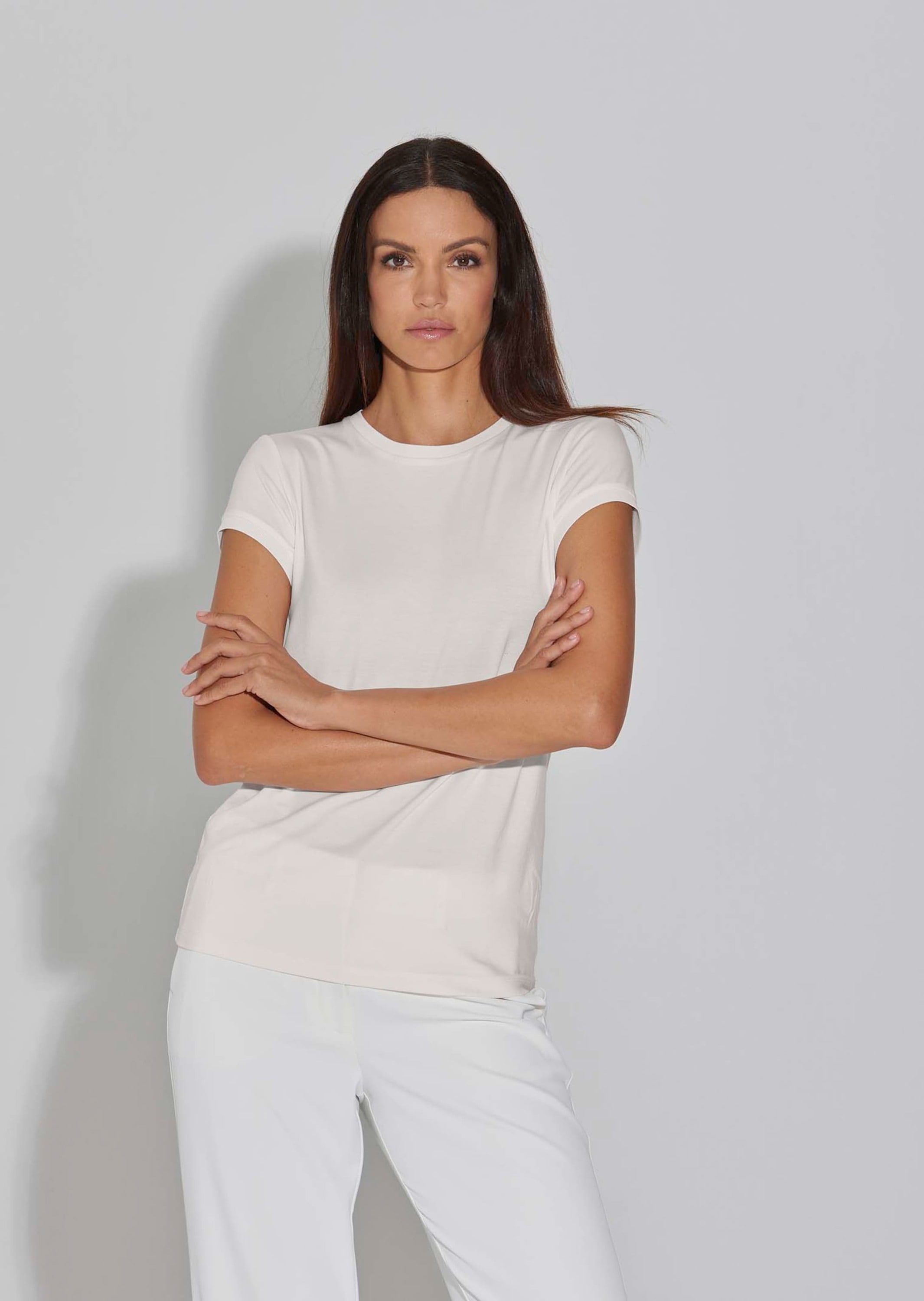 MADELEINE Kurzarmshirt »Jerseyshirt Kurzarm Jersey Basicoberteil« angenehme Stretchqualität