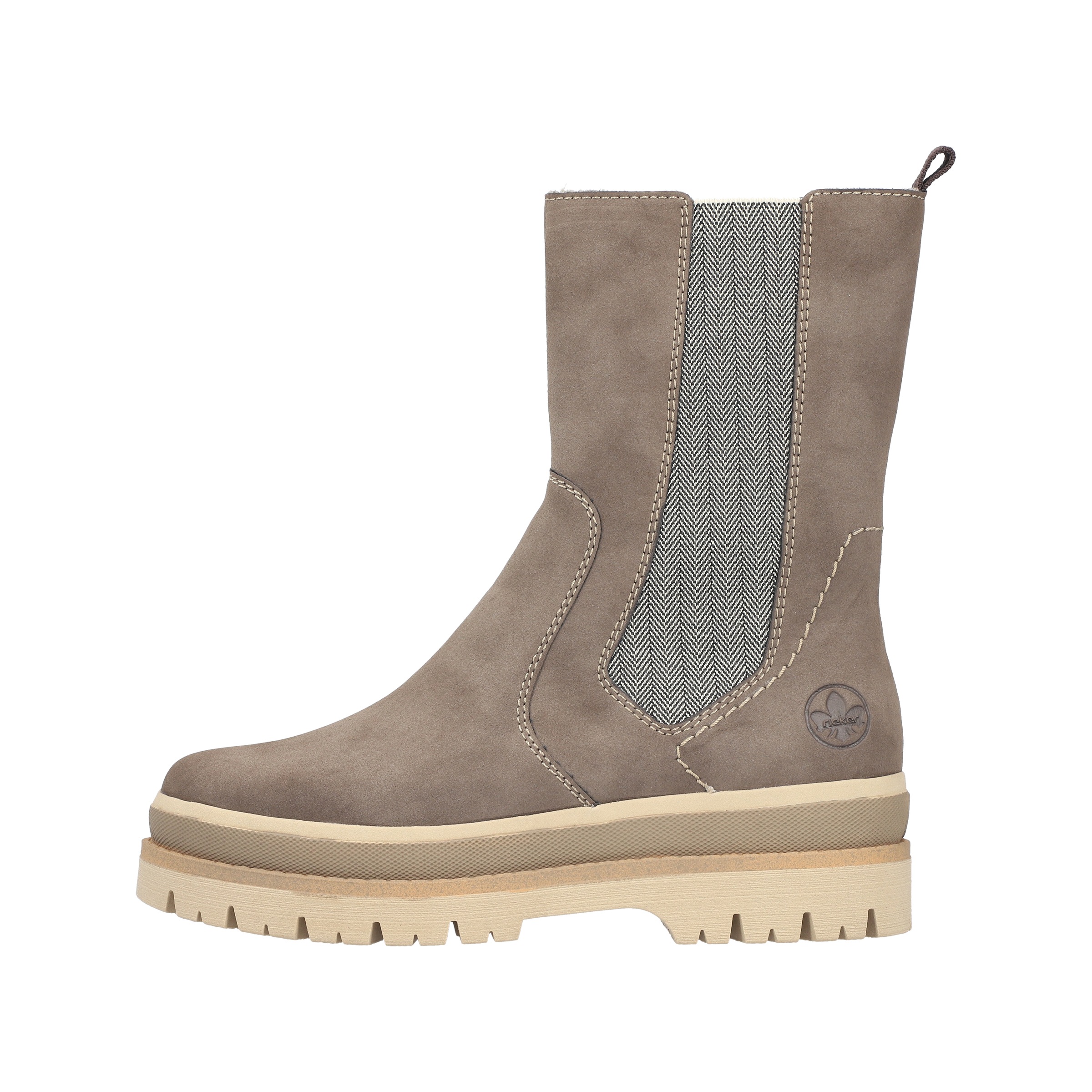 Rieker Chelseaboots  Stiefelette mit Reißverschluss und Profilsohle
