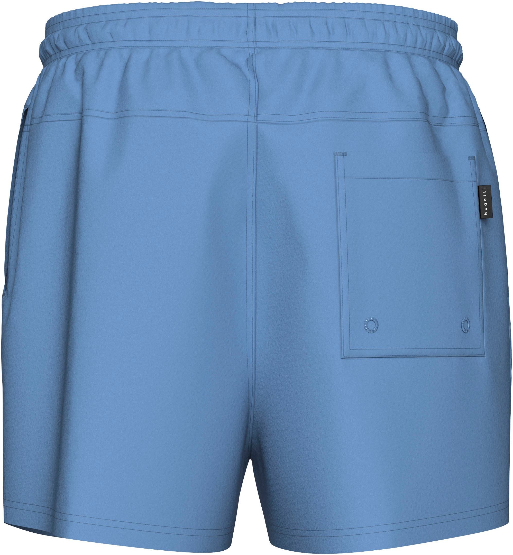 bugatti Badeshorts, mit Markenprägung an den Kordeln