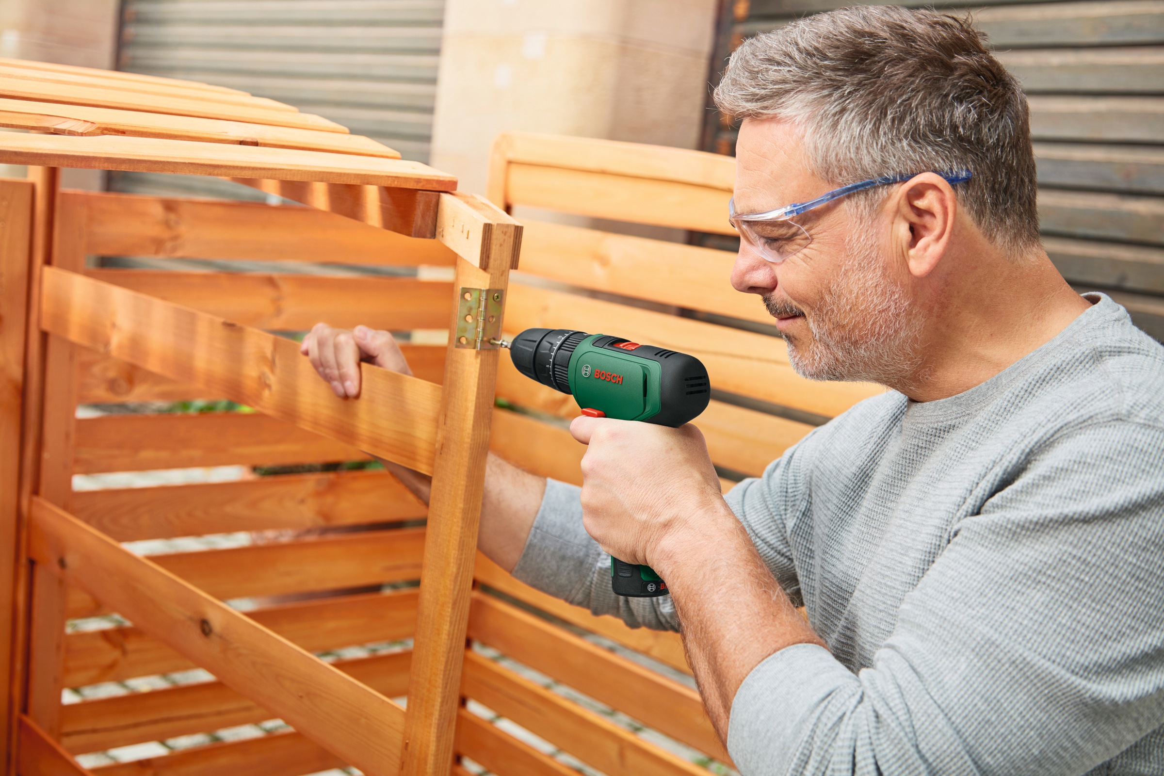 Bosch Home & Garden Akku-Schlagbohrschrauber »EasyImpact 1200«, mit Akku und Ladegerät