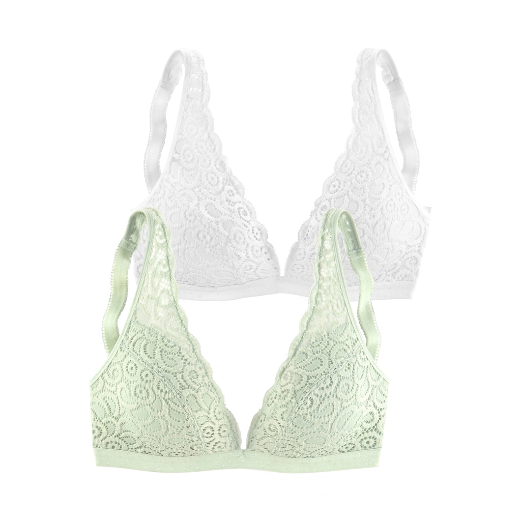 petite fleur Bralette-BH, (Packung, 2 Stück)