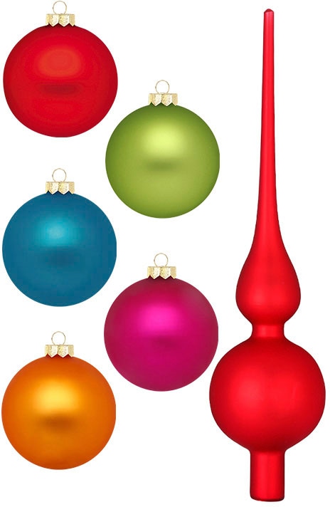 Weihnachtsbaumkugel »Mille Flori, Weihnachtsdeko, Christbaumschmuck«, (Set, 46 St.),...