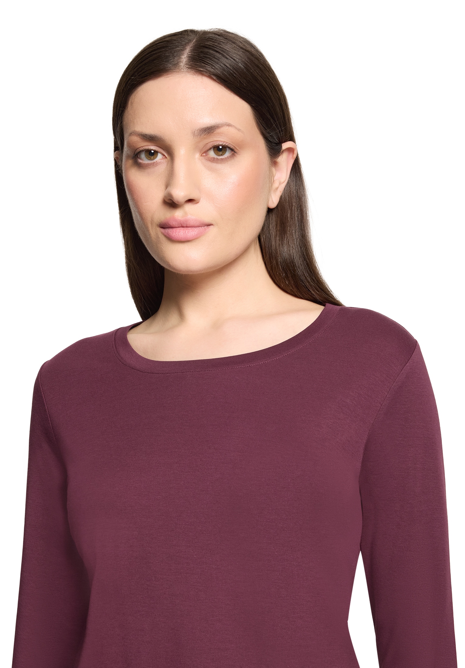 Betty Barclay Rundhalsshirt »Basic Shirt mit Rundhalsausschnitt«