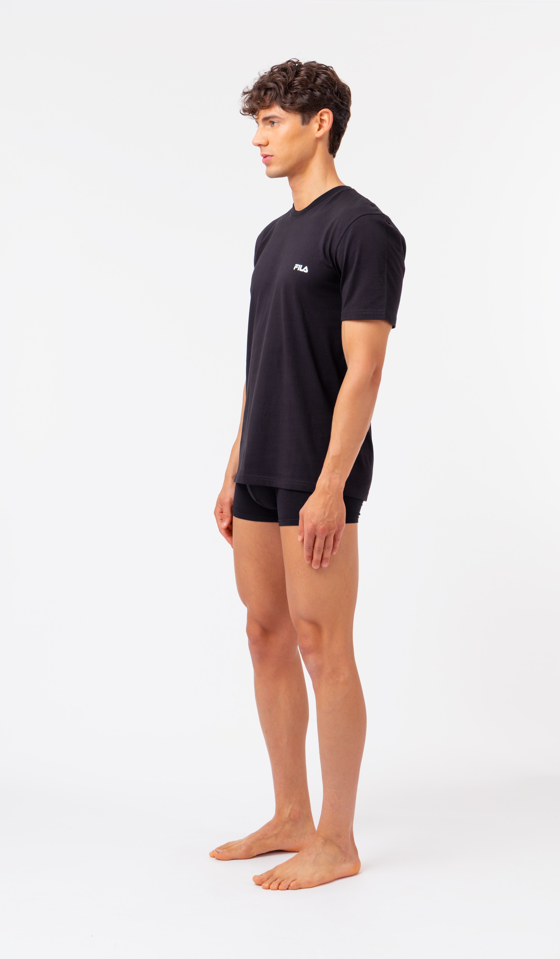 Fila Unterziehshirt 2er Pack,  mit Rundhalsausschnitt und kurzen Ärmeln