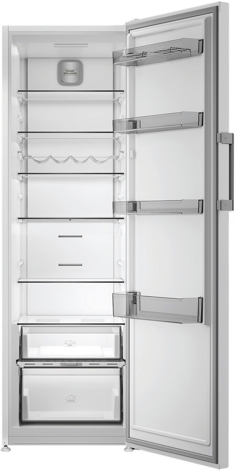 BAUKNECHT Kühlschrank KR 186GD W »KR 186GD W« 186,5 cm hoch 59,7 cm breit SmoothFit - 90°-Türöffnung für mehr Komfort