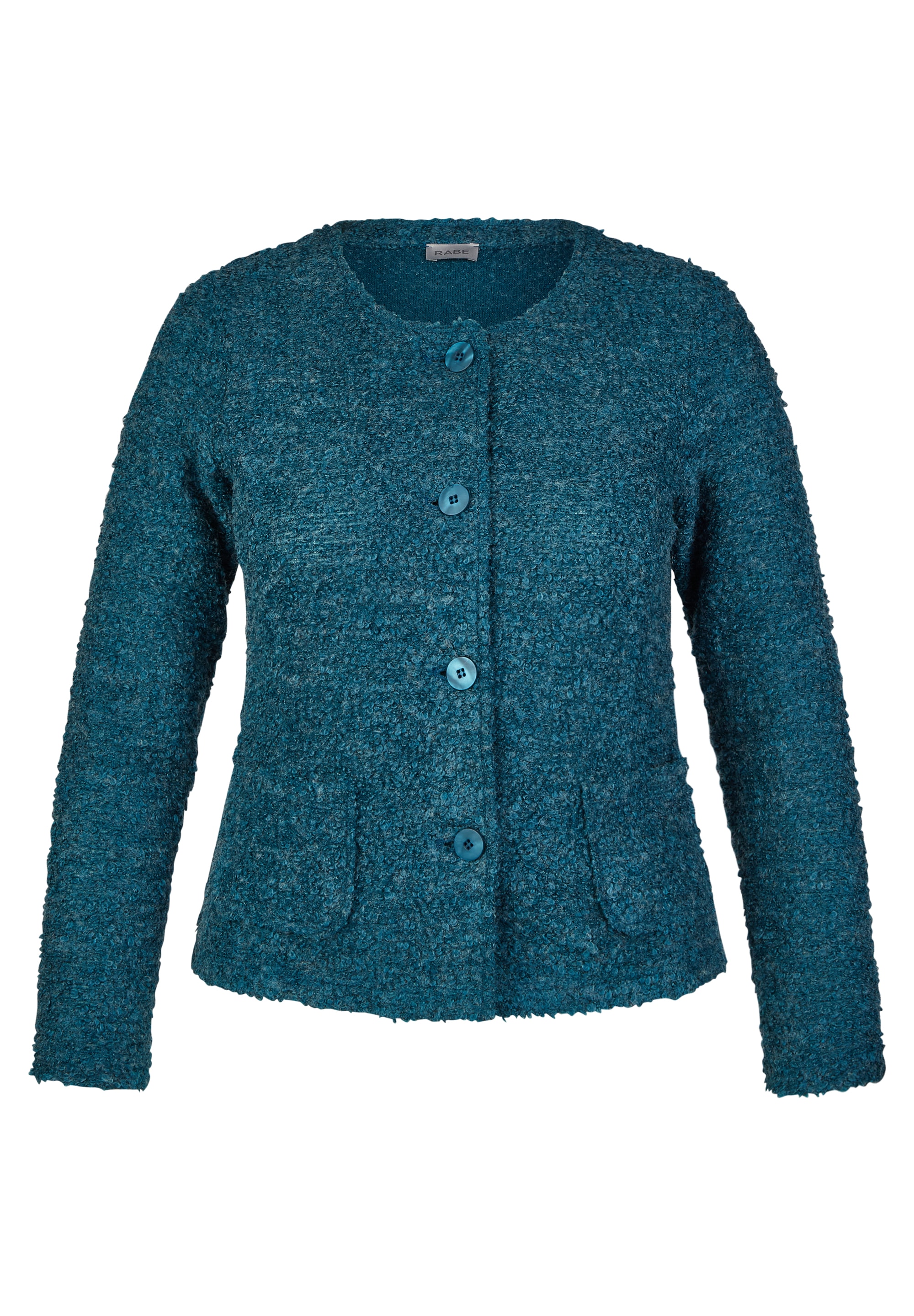 Rabe Strickjacke mit Taschen