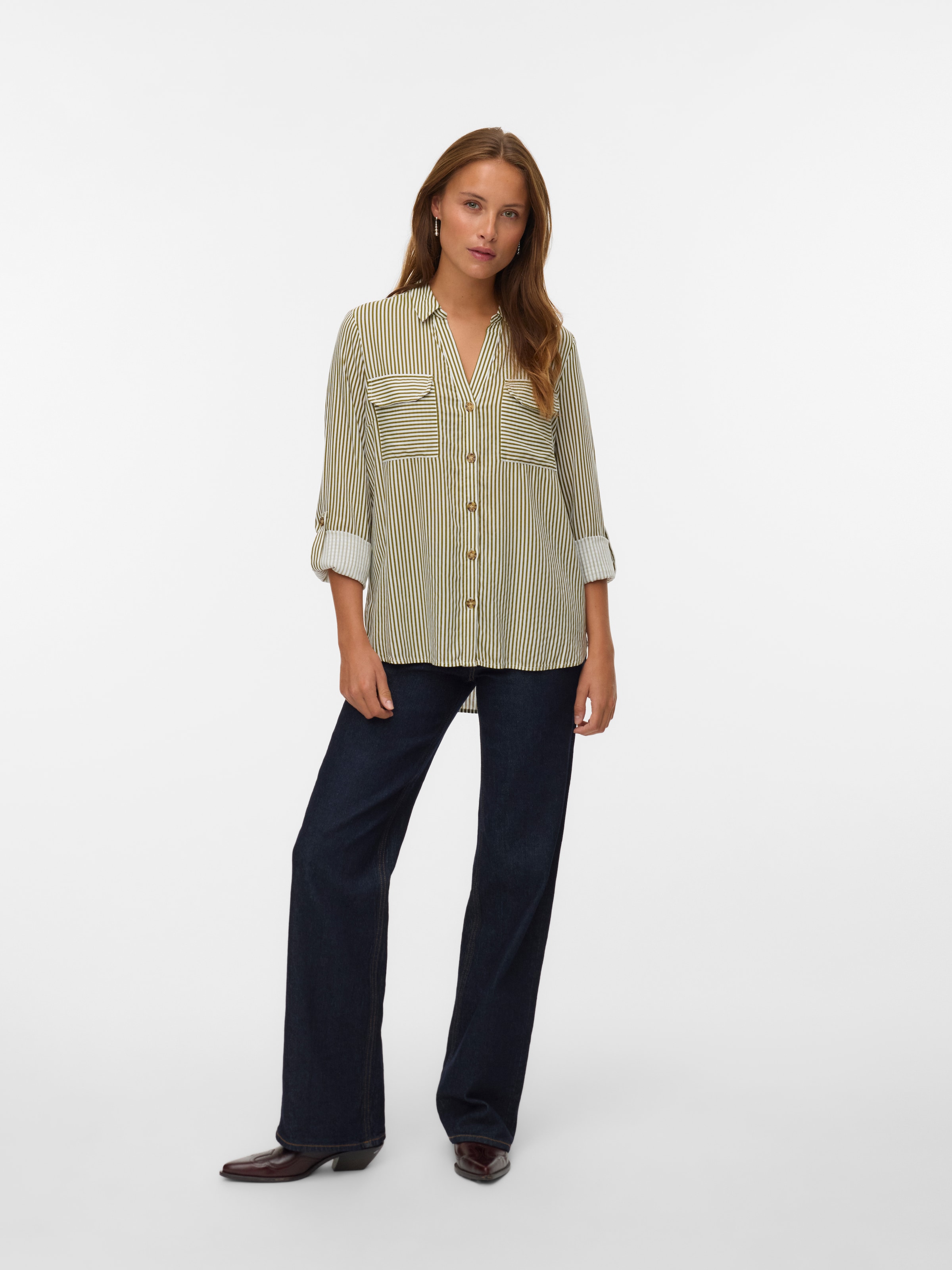Vero Moda Hemdbluse »VMBUMPY L/S SHIRT NEW WVN GA NOOS«