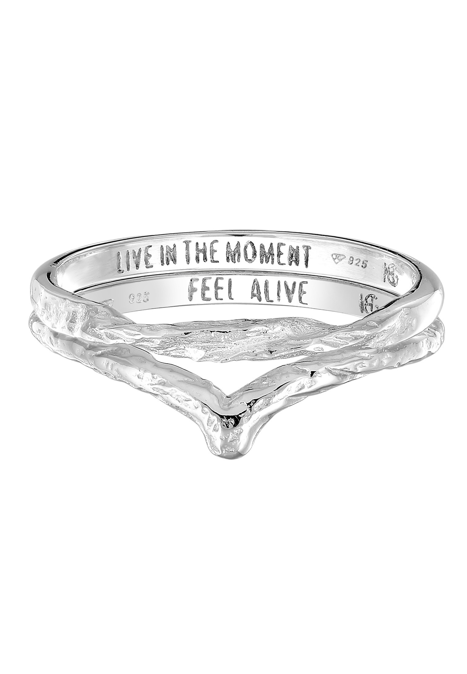 HAZE & GLORY Ring-Set »Ring Set Moment - Feel Alive 925 Silber«