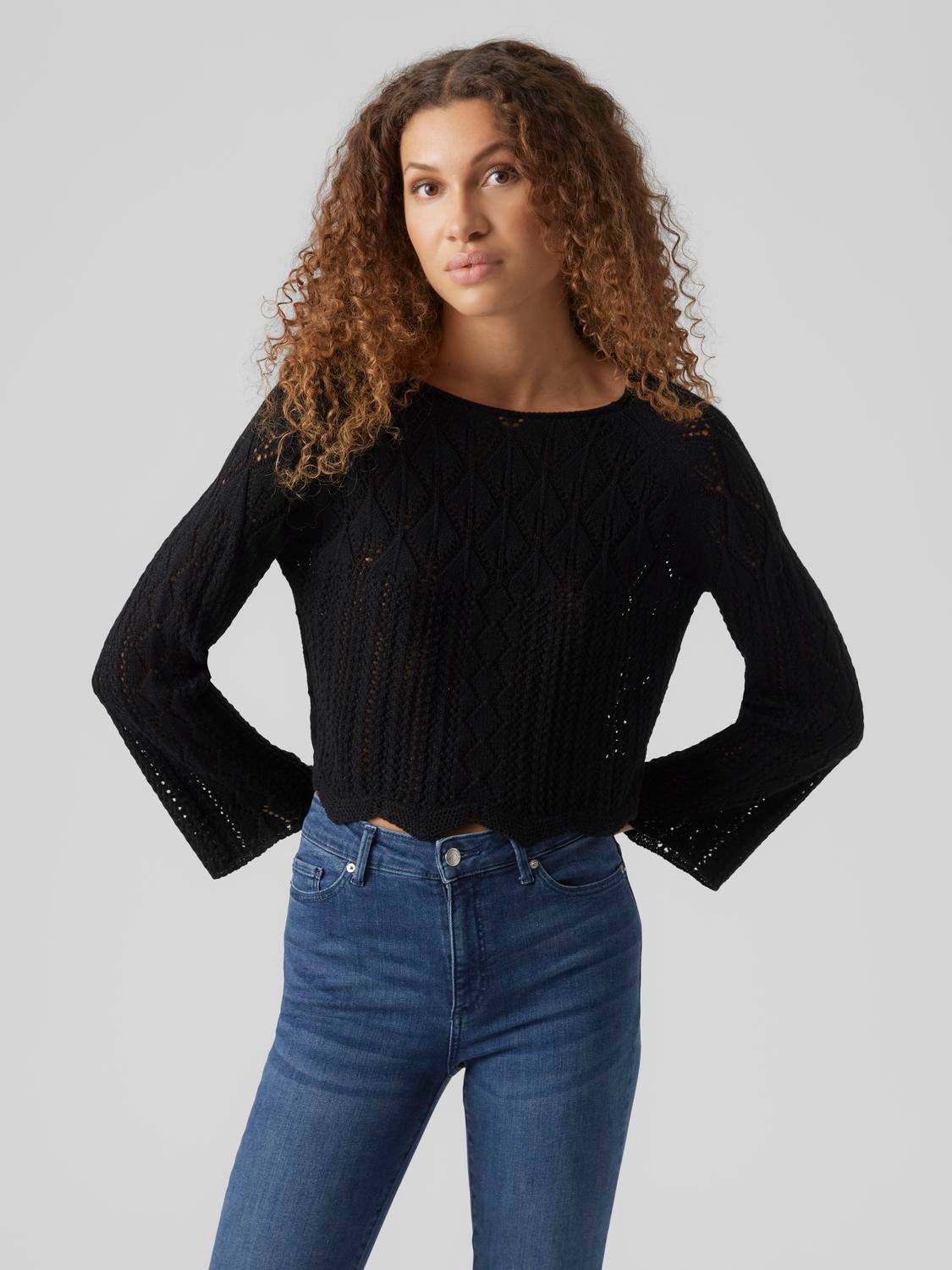 Vero Moda Strickpullover »VMGINGER 3/4 BOATNECK PULLOVER GA NOOS«