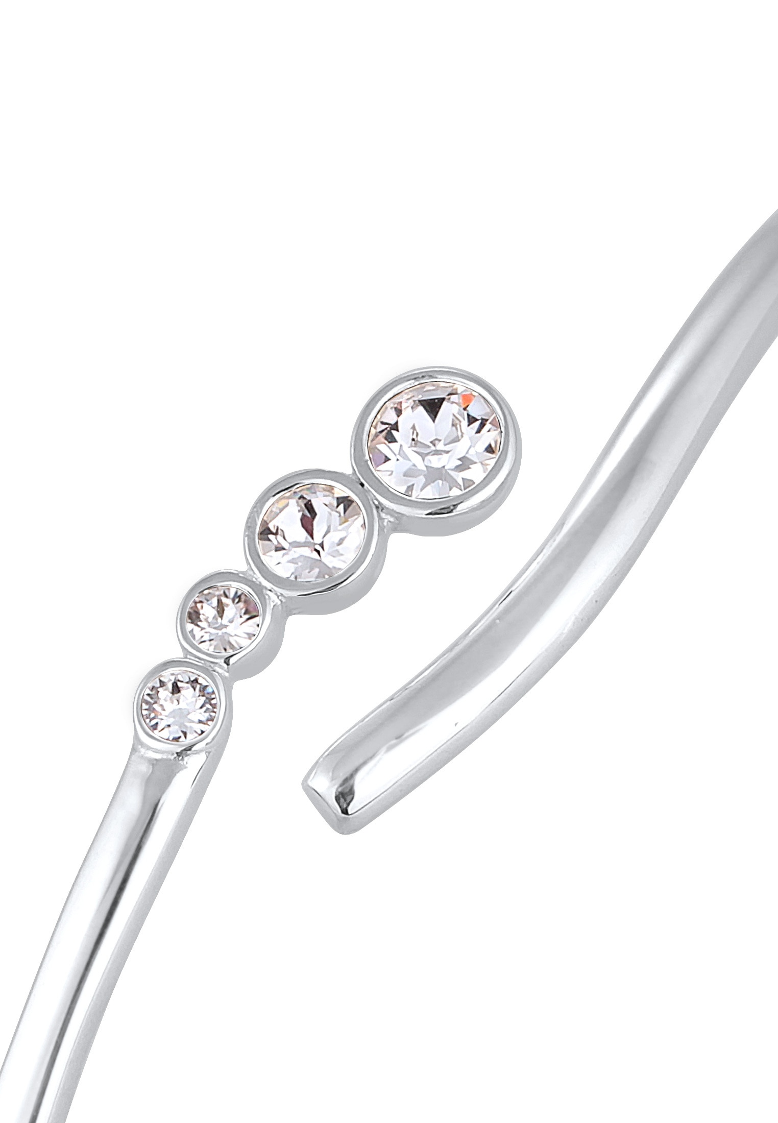Elli Armreif »Armband Armreif Kristalle Elegant 925 Silber«