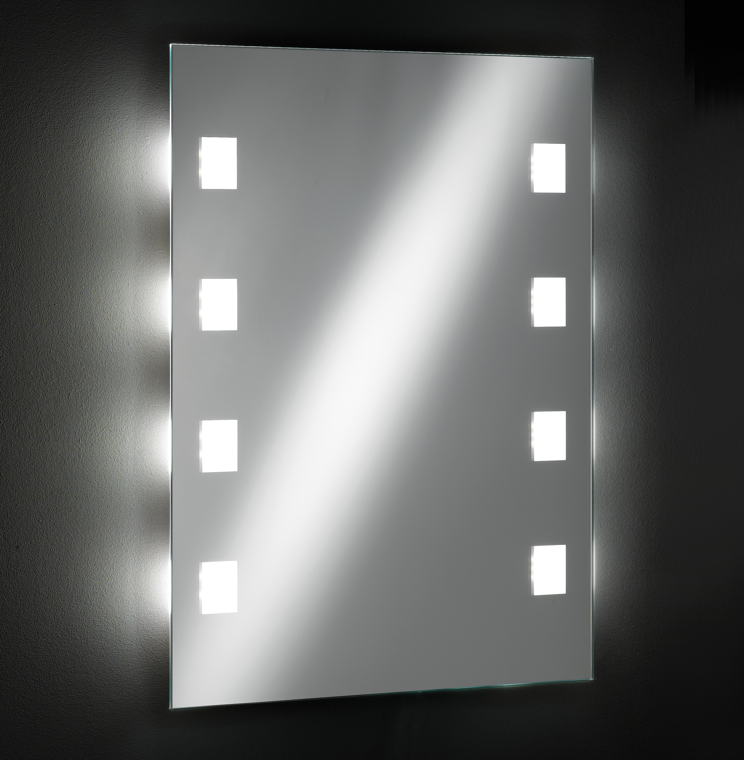 LED Bad-Spiegelleuchte »Spiegel«, mit integr. LED-Leuchtmodul, Dimmfunktion, Gr. ca....